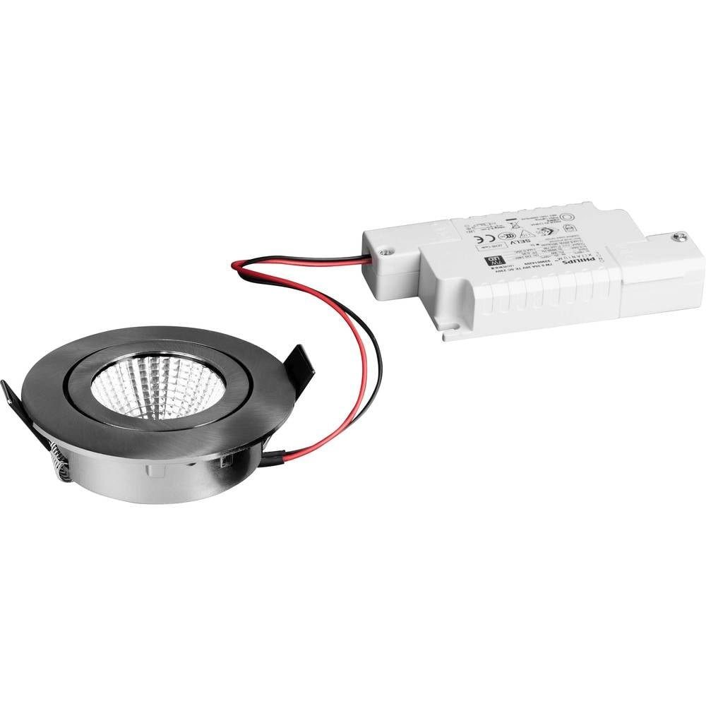 Brumberg LED Einbauleuchte Leuchten LED-Einbaustrahler 3000K ni./matt dimm 39363153, Schwenkbar