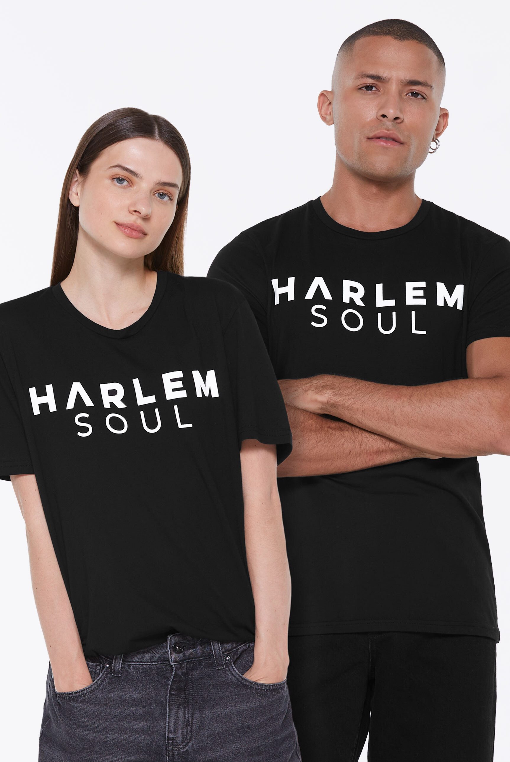 Harlem Soul Rundhalsshirt aus Baumwolle
