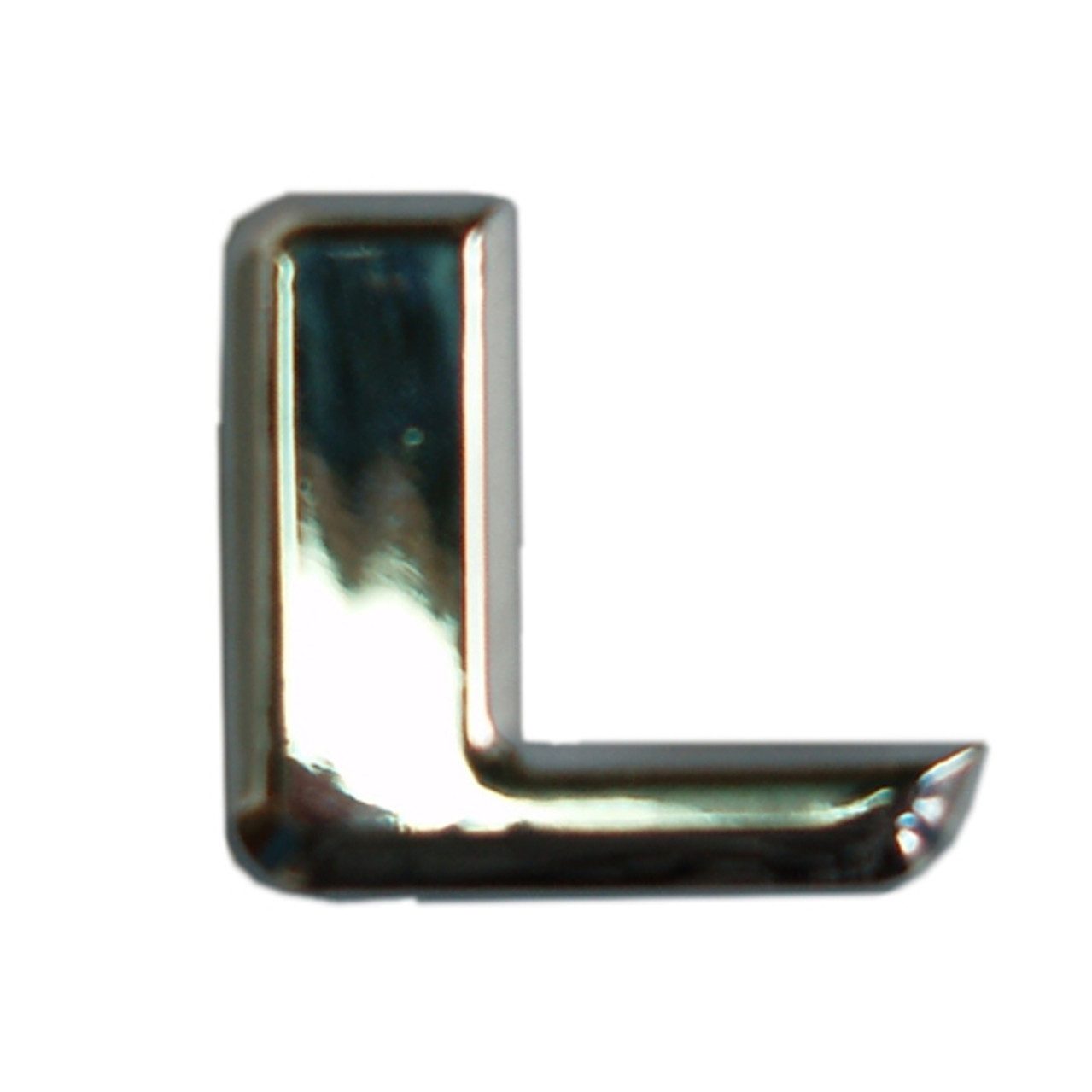 Hermann Schütz Aufkleber Hermann Schütz 3D-Relief-Chrome-Buchstabe L