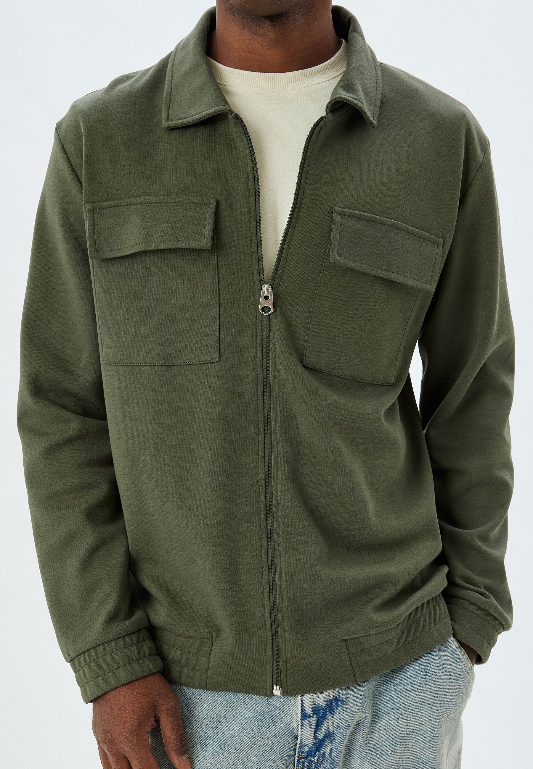 Koton Hemdjacke Regular Mit Taschendetail