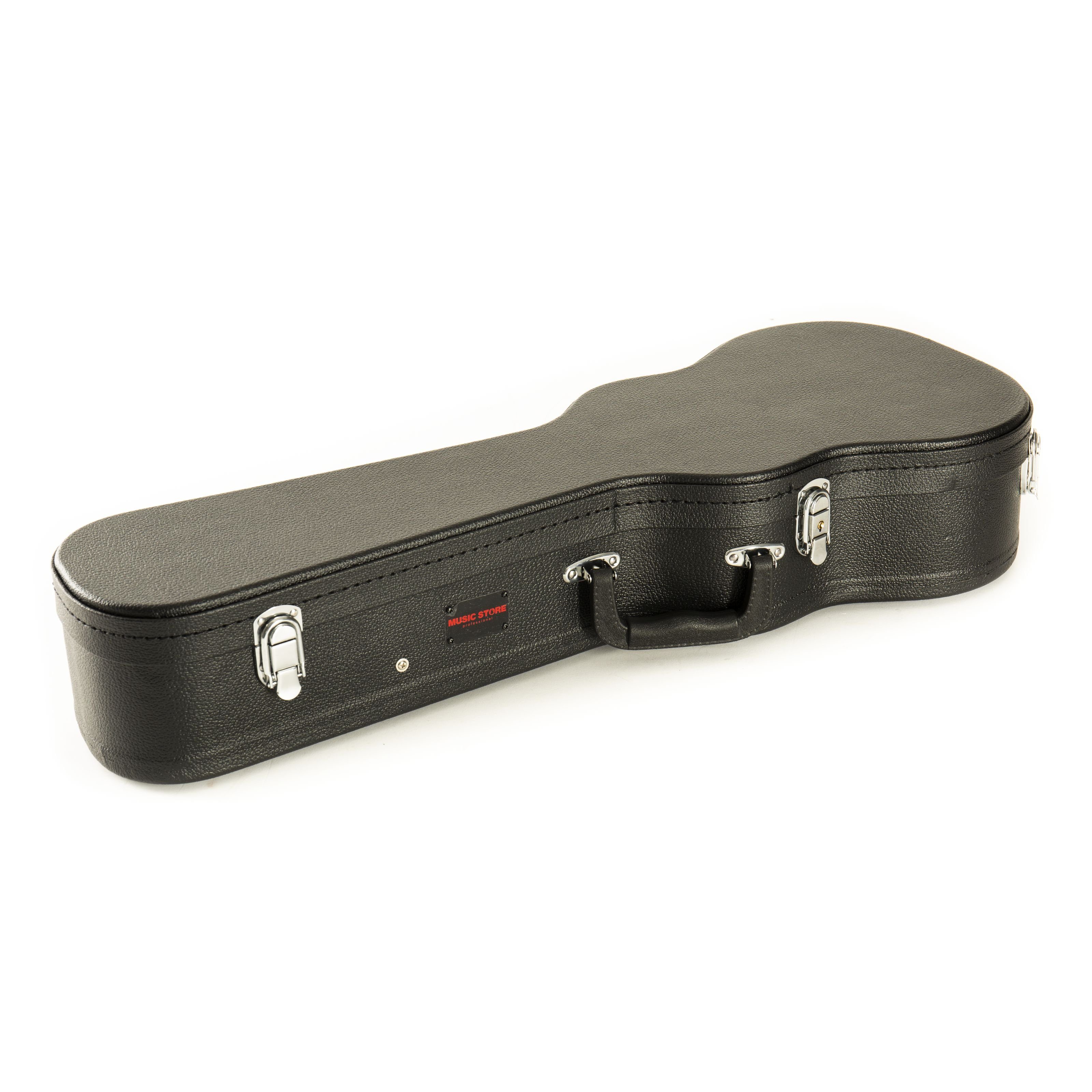 MUSIC STORE Ukulelen-Koffer, Eco Case, Tenor Ukulele Case, Schwarzer Tolex-Bezug