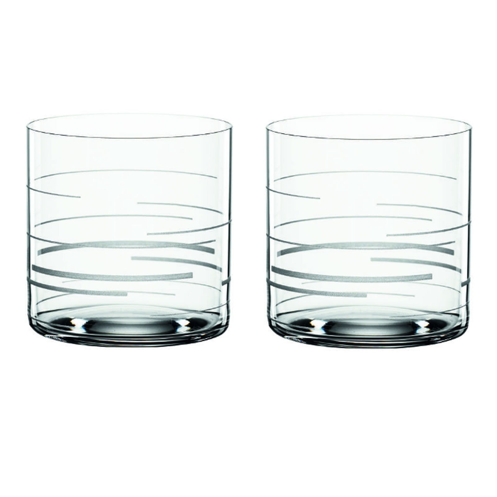 SPIEGELAU Glas Signature Drinks Lines, Kristallglas