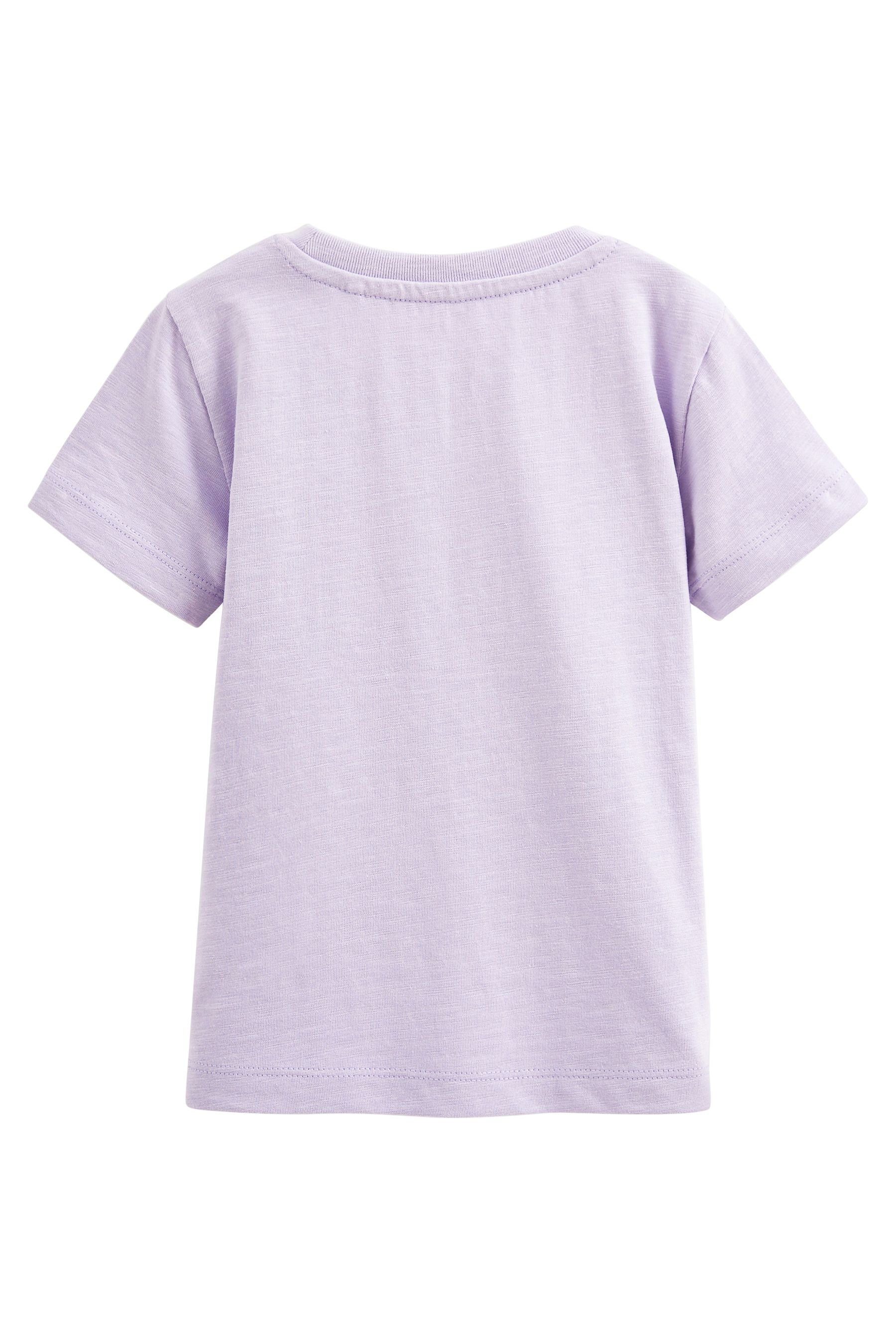 Next T-Shirt (1-tlg) Purple Lilac T-Shirt