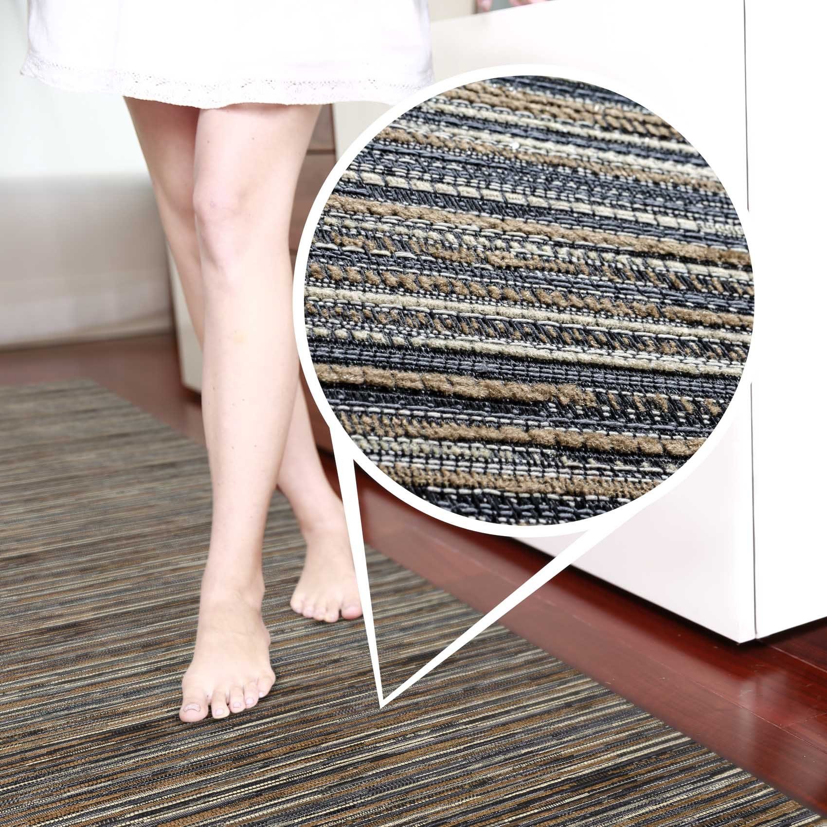 ANRO Küchenläufer Premium RANNA Läufer Küchenteppich Teppich Textil, Rund, Höhe: 3 mm, Textil – Bild 4 von 5