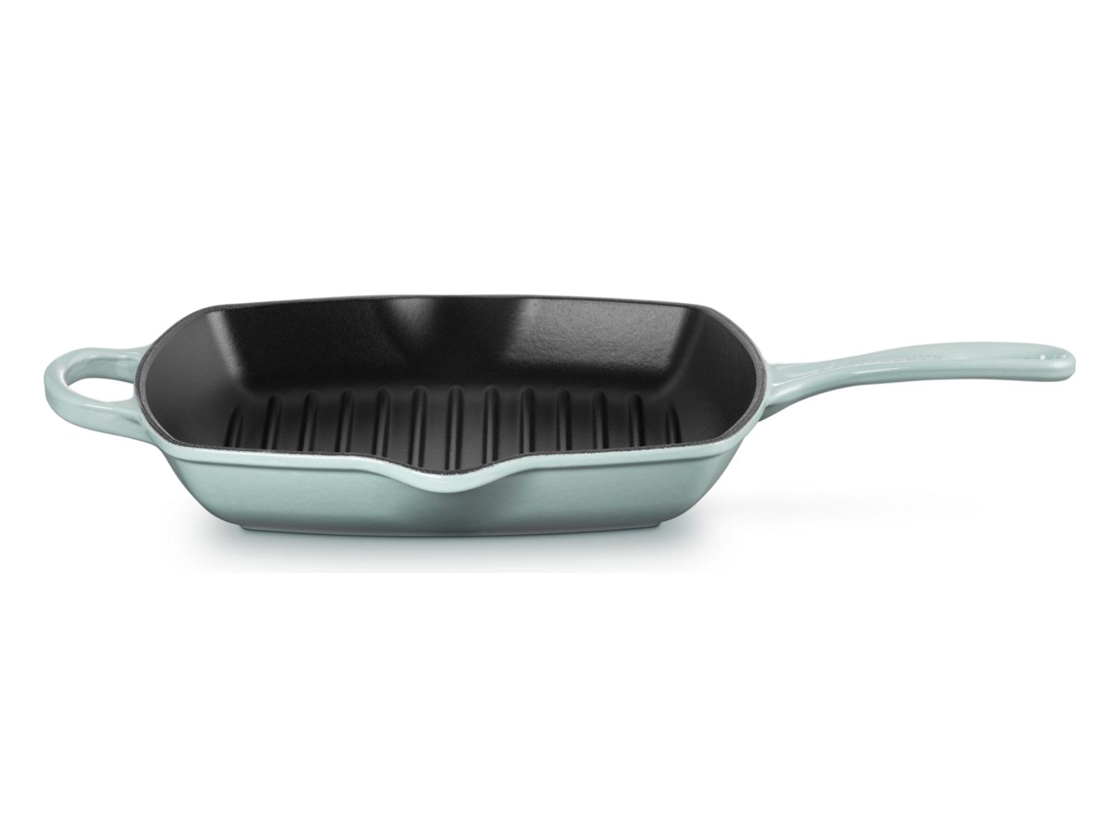 LE CREUSET Grillpfanne Grillpfanne Signature quadratisch sea salt 26cm