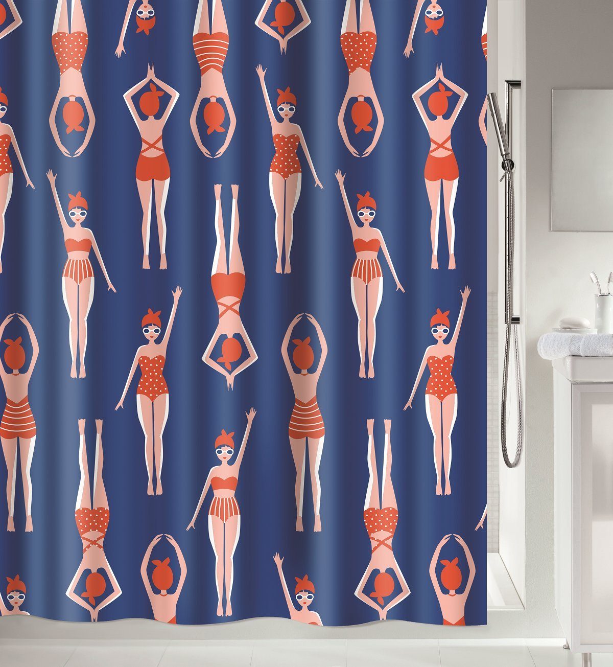 spirella Duschvorhang BAIGNEUSES Breite 120 cm, günstig online kaufen