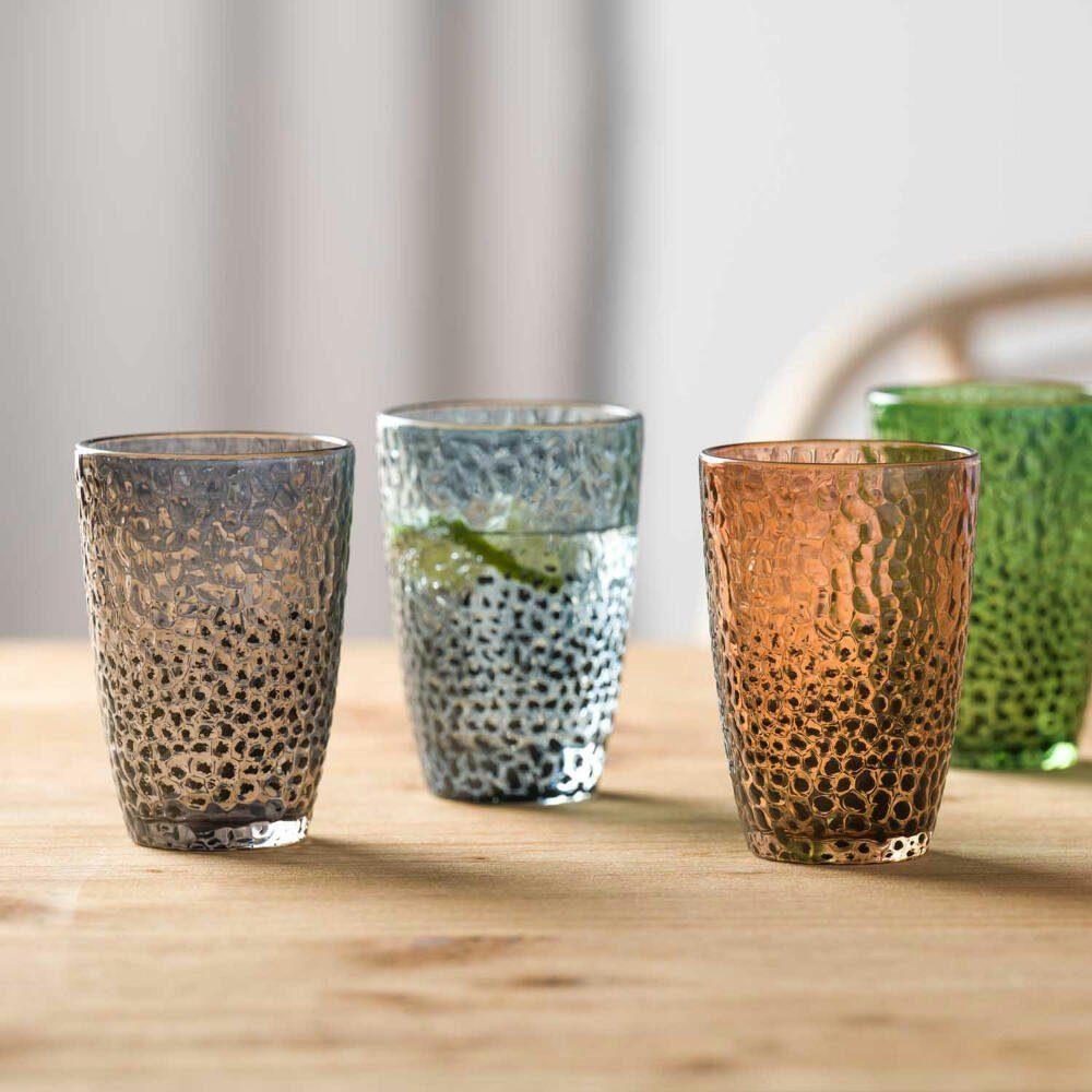LEONARDO Glas Matera, Anthrazit, 340 ml, Kalk-Natron-Glas