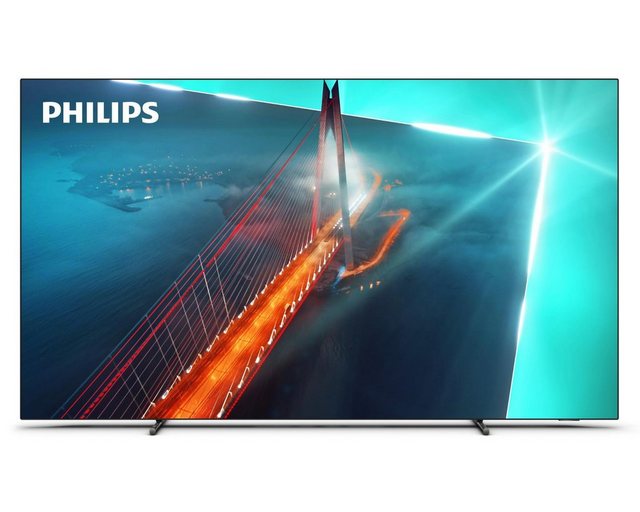 Philips 65OLED708/12 OLED-Fernseher (164,00 cm/65 Zoll, 4K Ultra HD, Smart-TV, Google TV, 120 Hz, Google Assistent, Amazon Alexa)