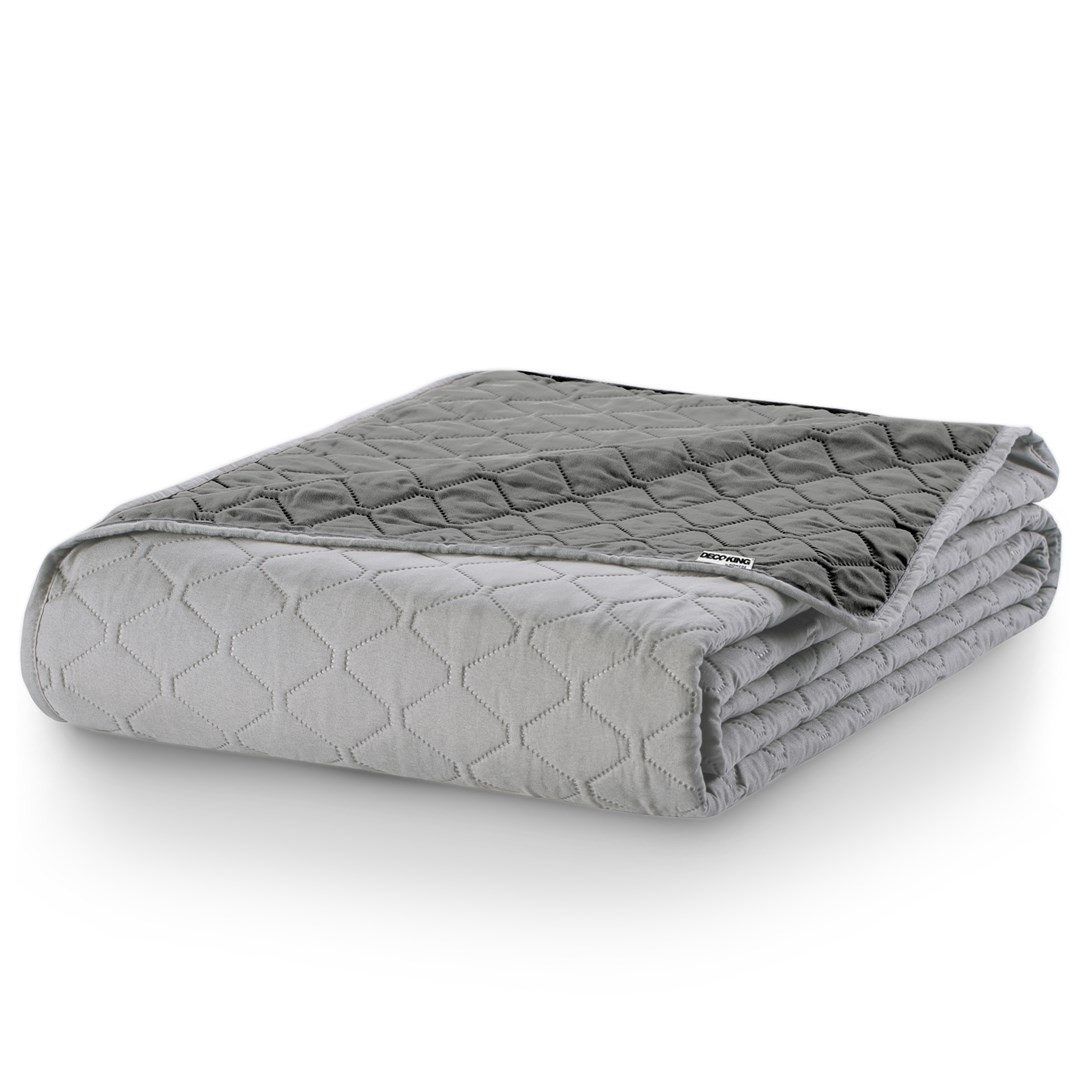 DecoKing Tagesdecke Bettüberwurf mit Uni Wendedesign günstig online kaufen