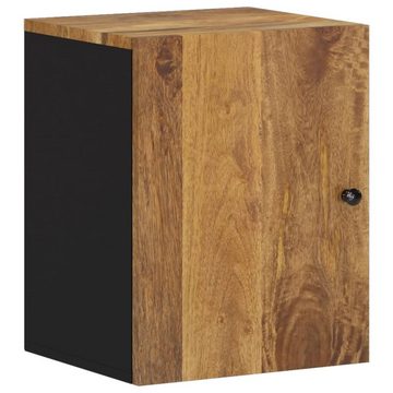 vidaXL Badezimmer-Set Bad-Wandschrank 38x33x48 cm Massivholz Mango, (1-St)