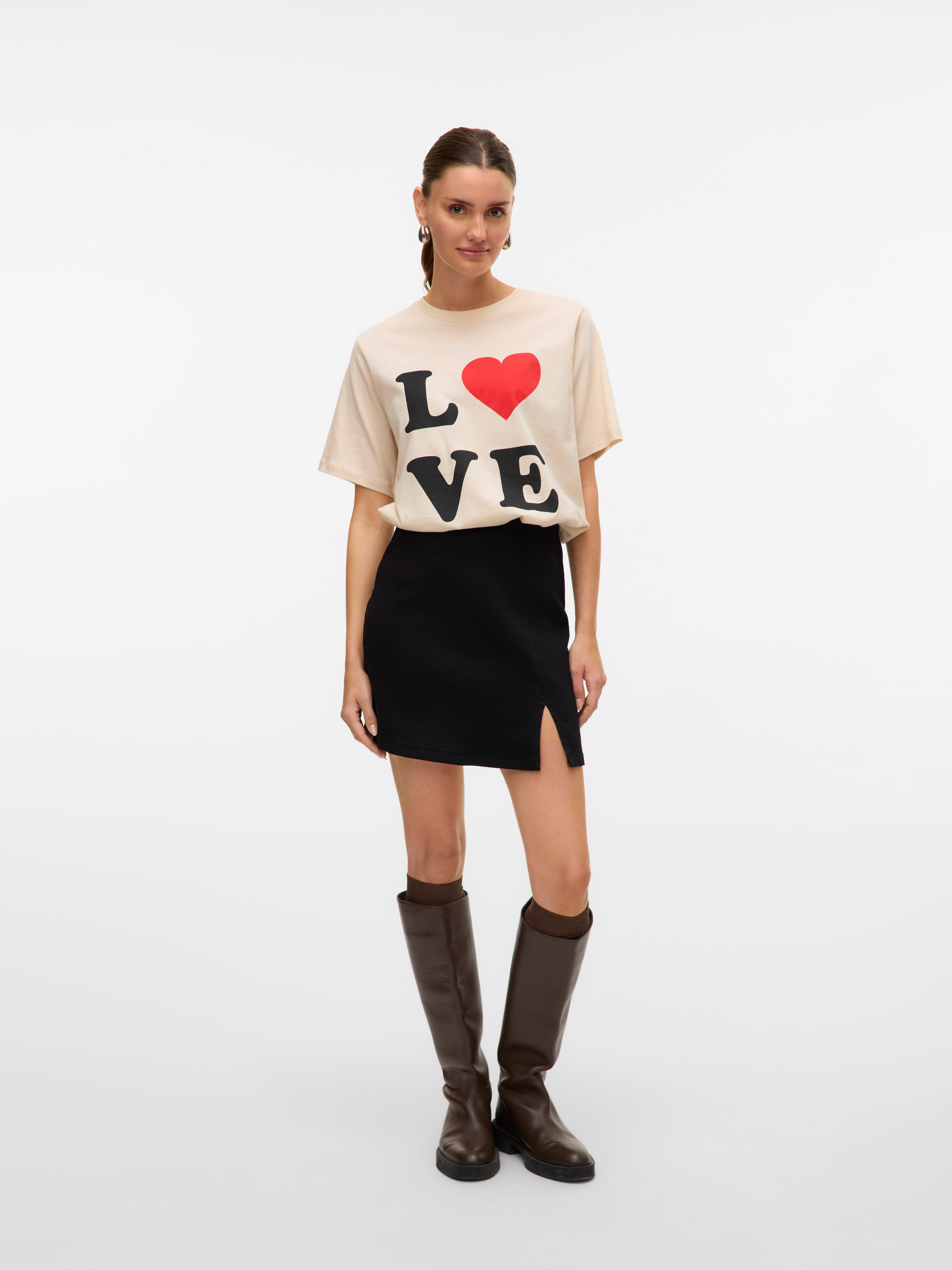 Vero Moda Jeansrock VMNELLY HR SHORT SKIRT DNM MIX NOOS