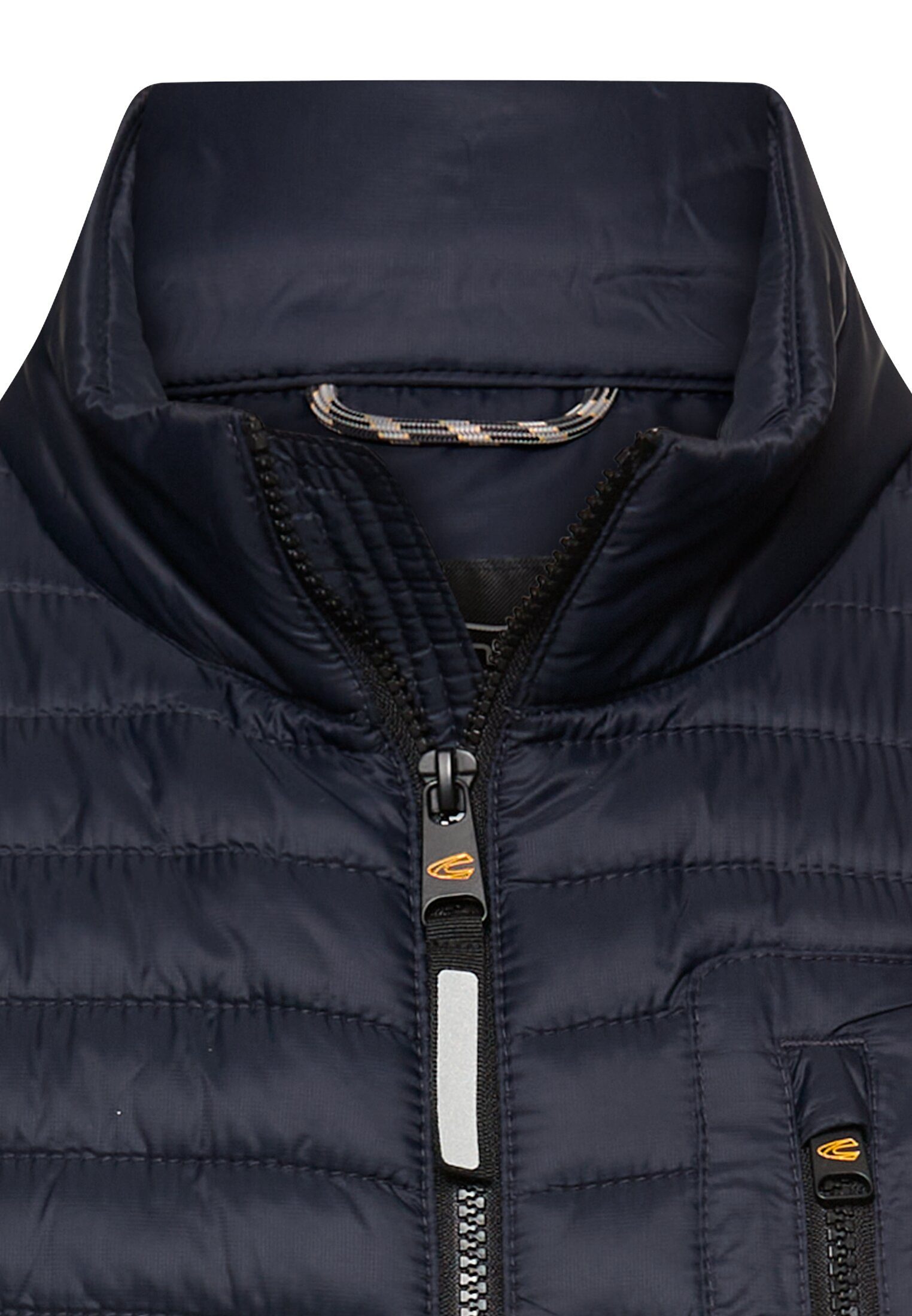 camel active Steppweste mit Stehkragen und Reißverschluss