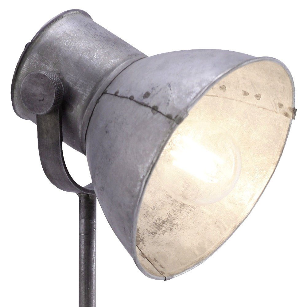 etc-shop LED Leuchte beweglich Höhe Spot im Warmweiß, Stativ verstellbar Vintage Steh Leuchtmittel Stehlampe, inklusive, Lampe