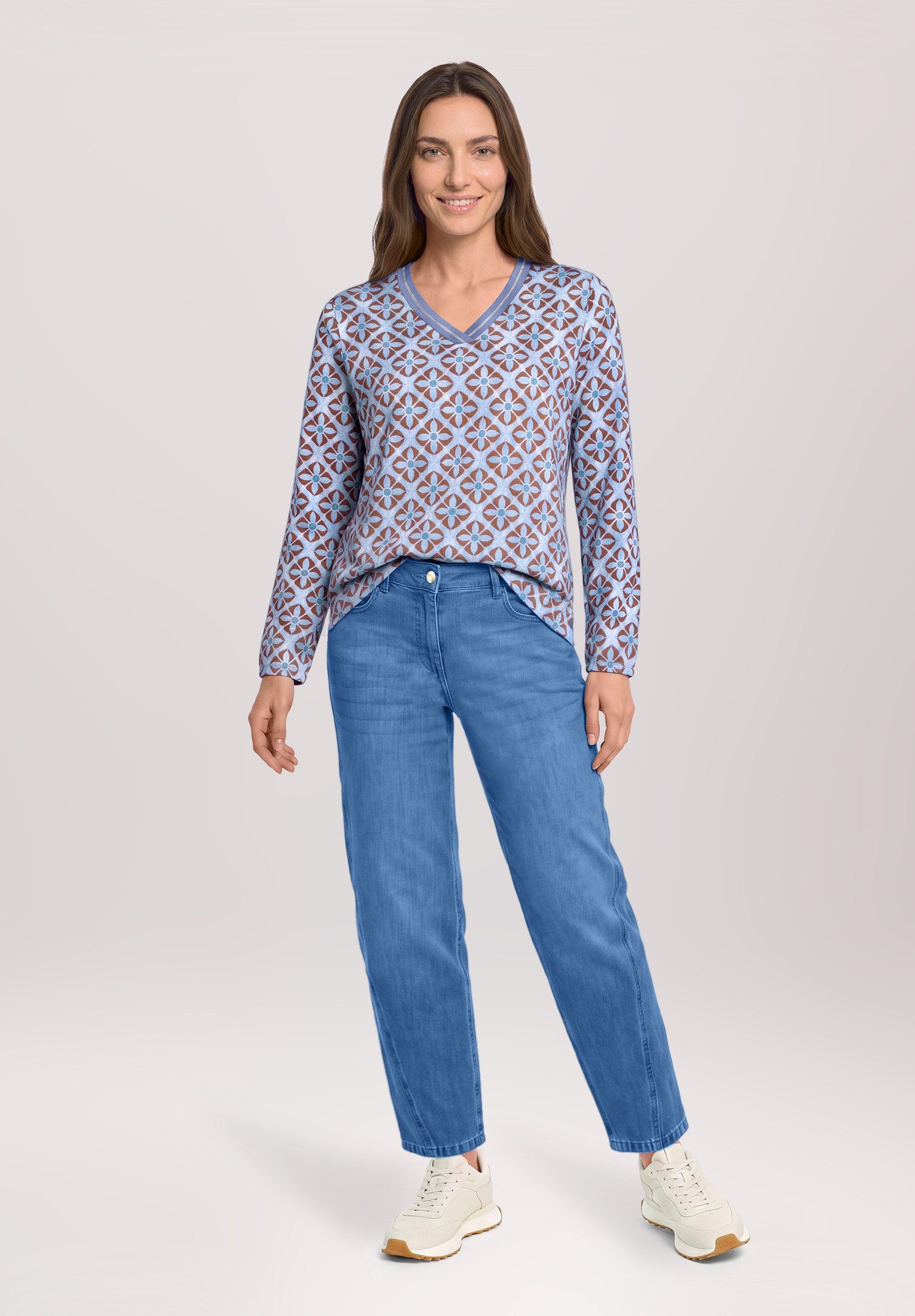 Betty Barclay Kurzarmshirt Damen mit Gummizug (1-tlg)