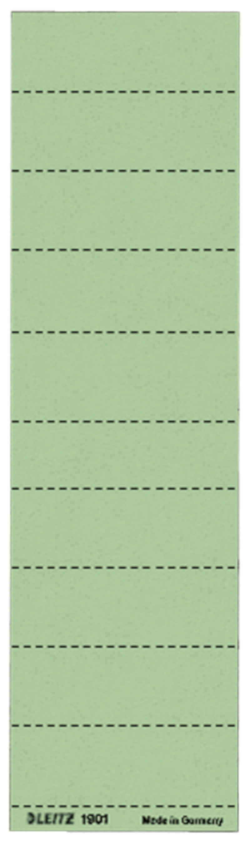 LEITZ Hängeregistraturkorb Beschriftungsschild grün blanco 100Stk 1901-00-55 Schild f Hängemappe
