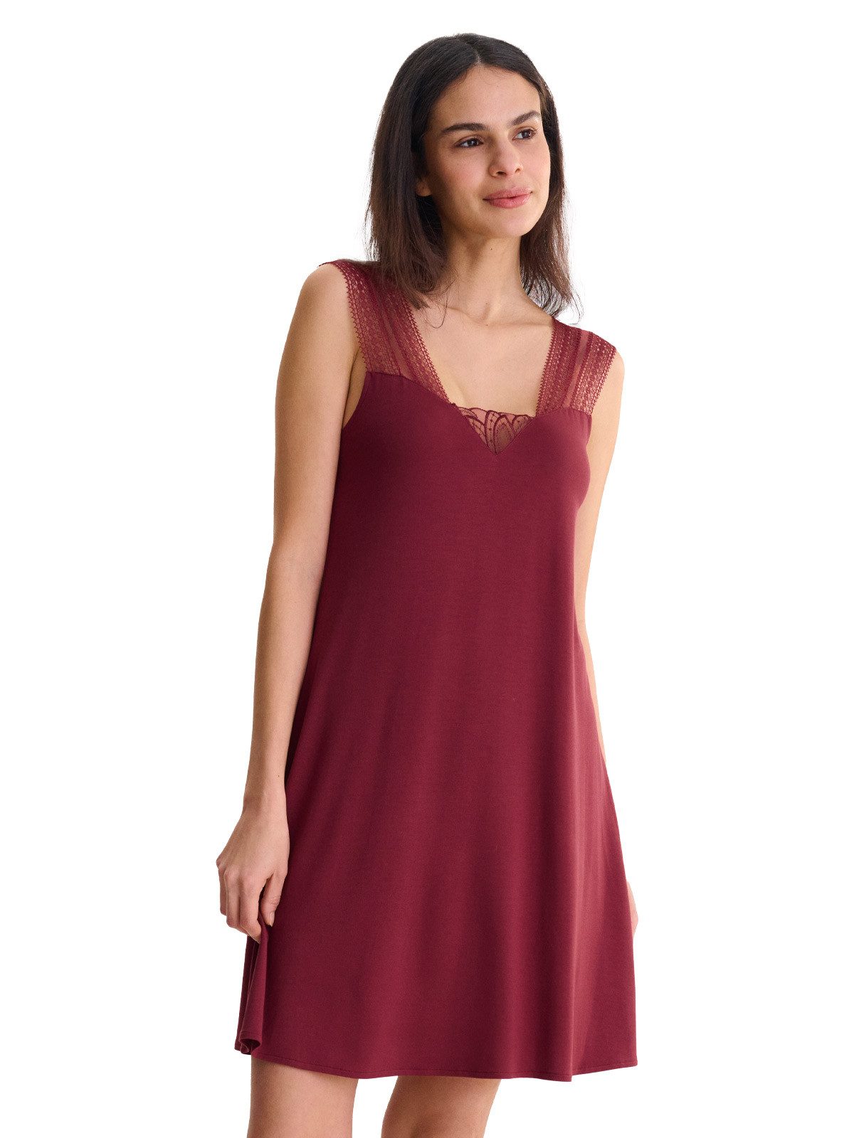 Lisca Nachthemd Damen Nachthemd ohne Ärmel, günstig online kaufen