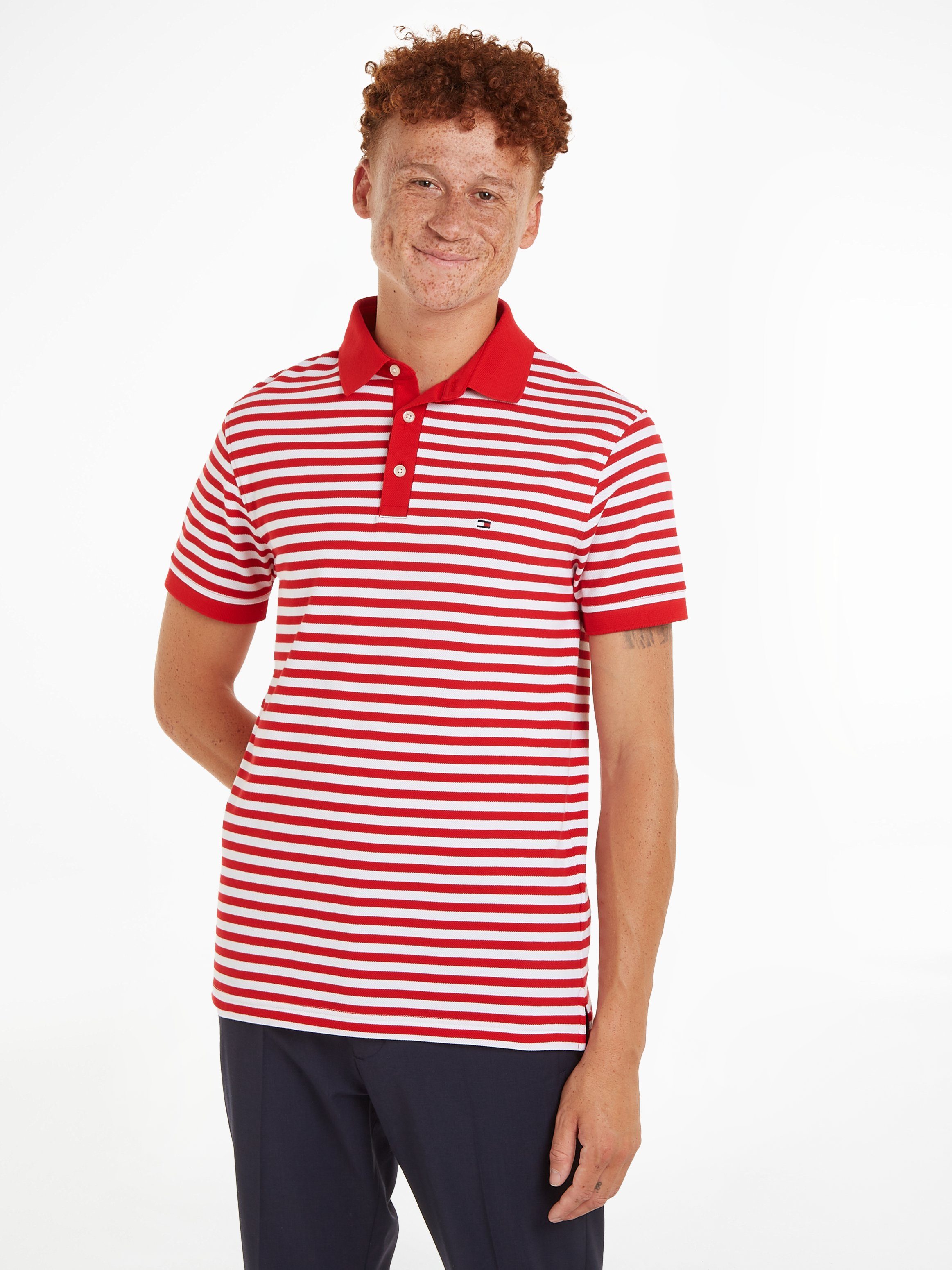 Tommy Hilfiger Poloshirt fein gestreift