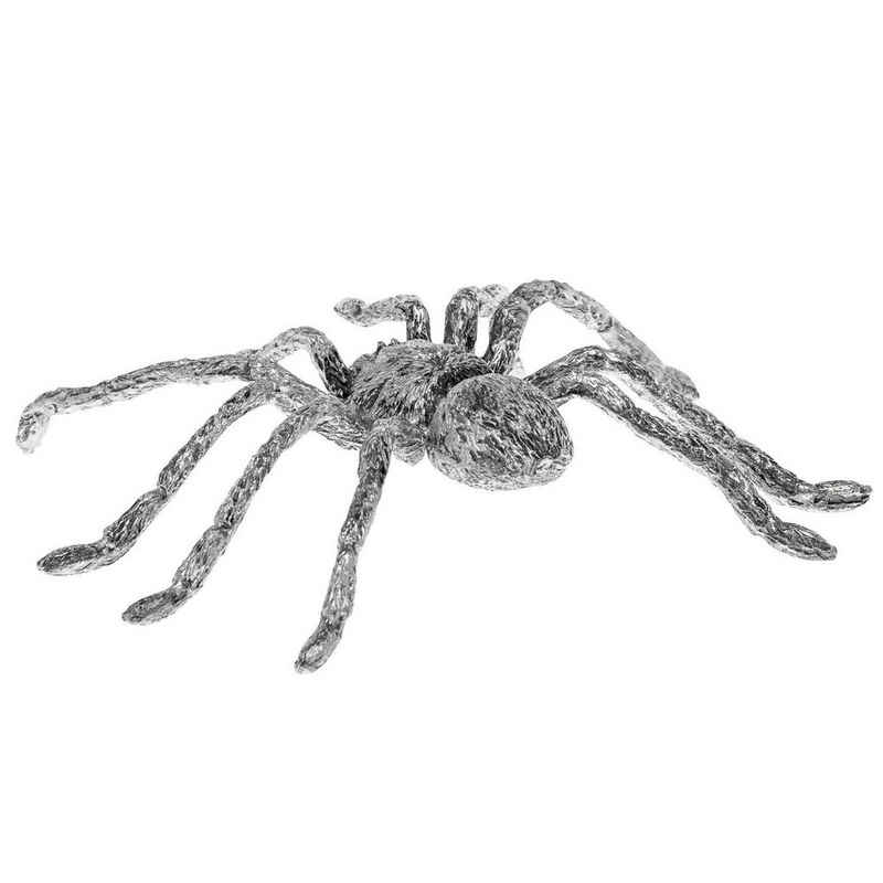 Aubaho Dekofigur Zinnfigur Spinne Figur Skulptur Silber Insekt Zinn sculpture spider