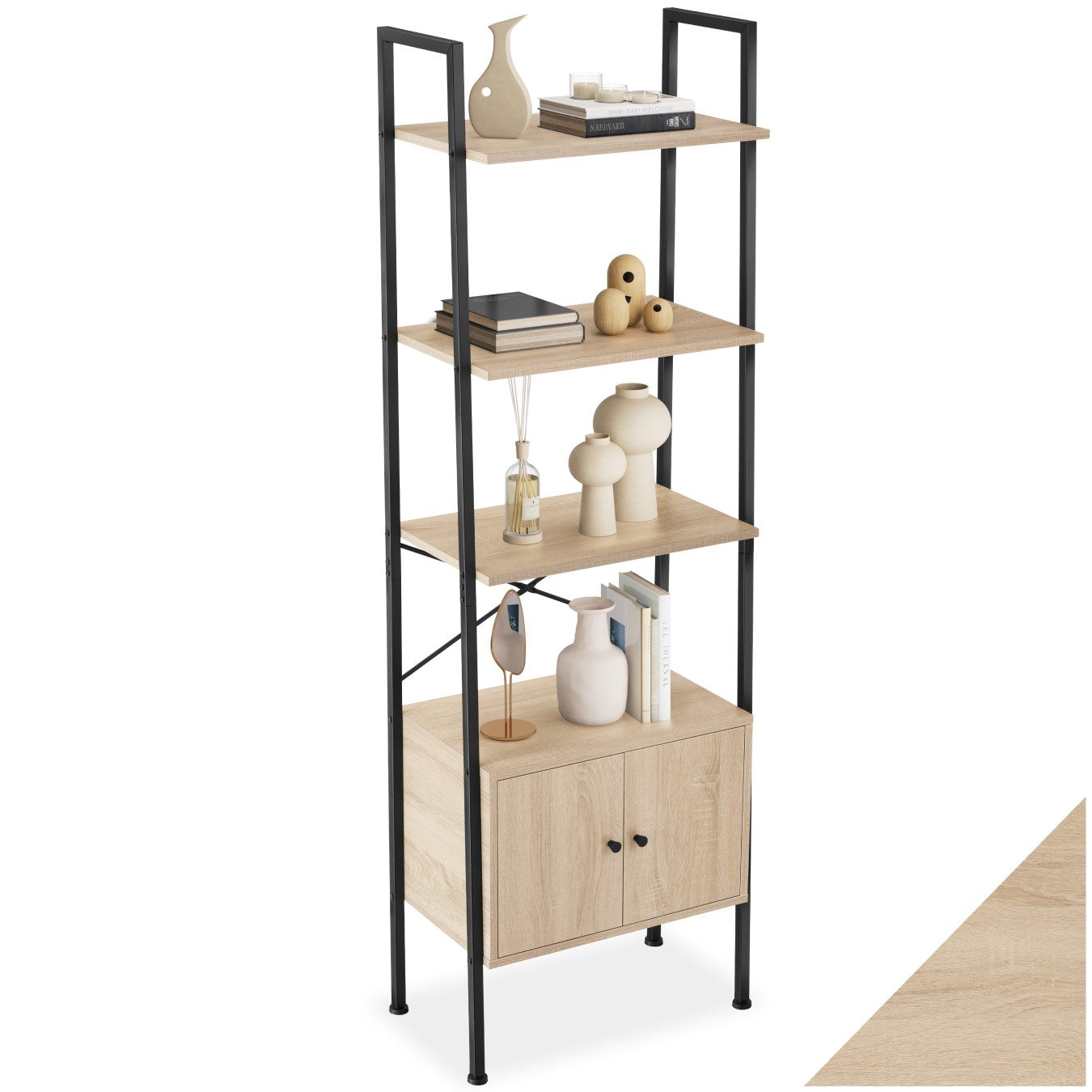 tectake Leiterregal Brentwood, Set 1-tlg., Industrial günstig online kaufen