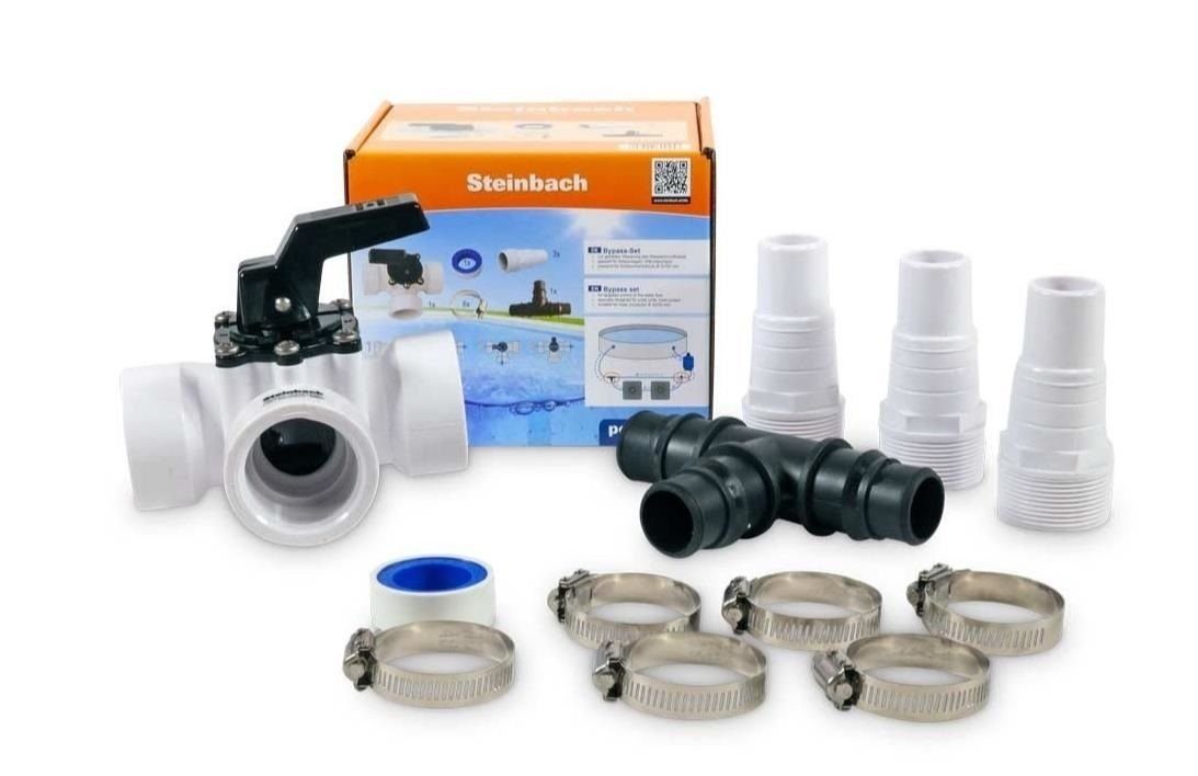 Steinbach Drahtbürste Steinbach Bypass-Set für 38 mm Schwimmbadschlauch