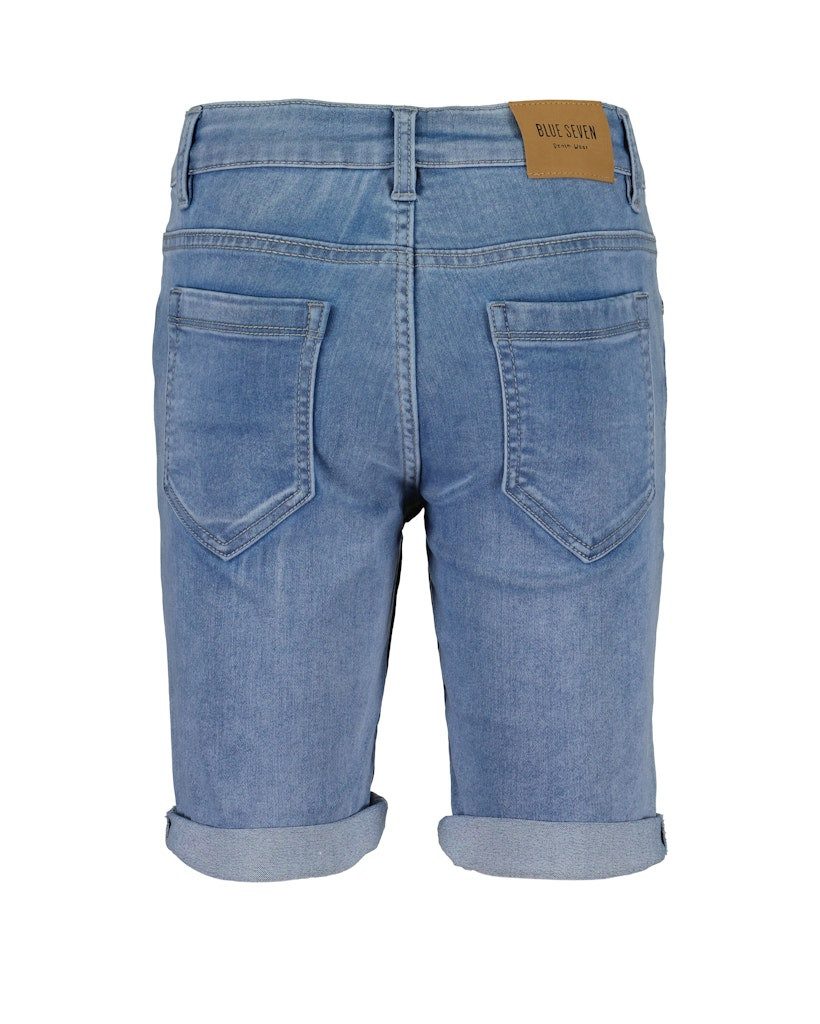 Blue Seven Jeansbermudas Blue Seven Jungen Jog Jeans Bermuda Shorts kurze Hose blau (1-tlg)