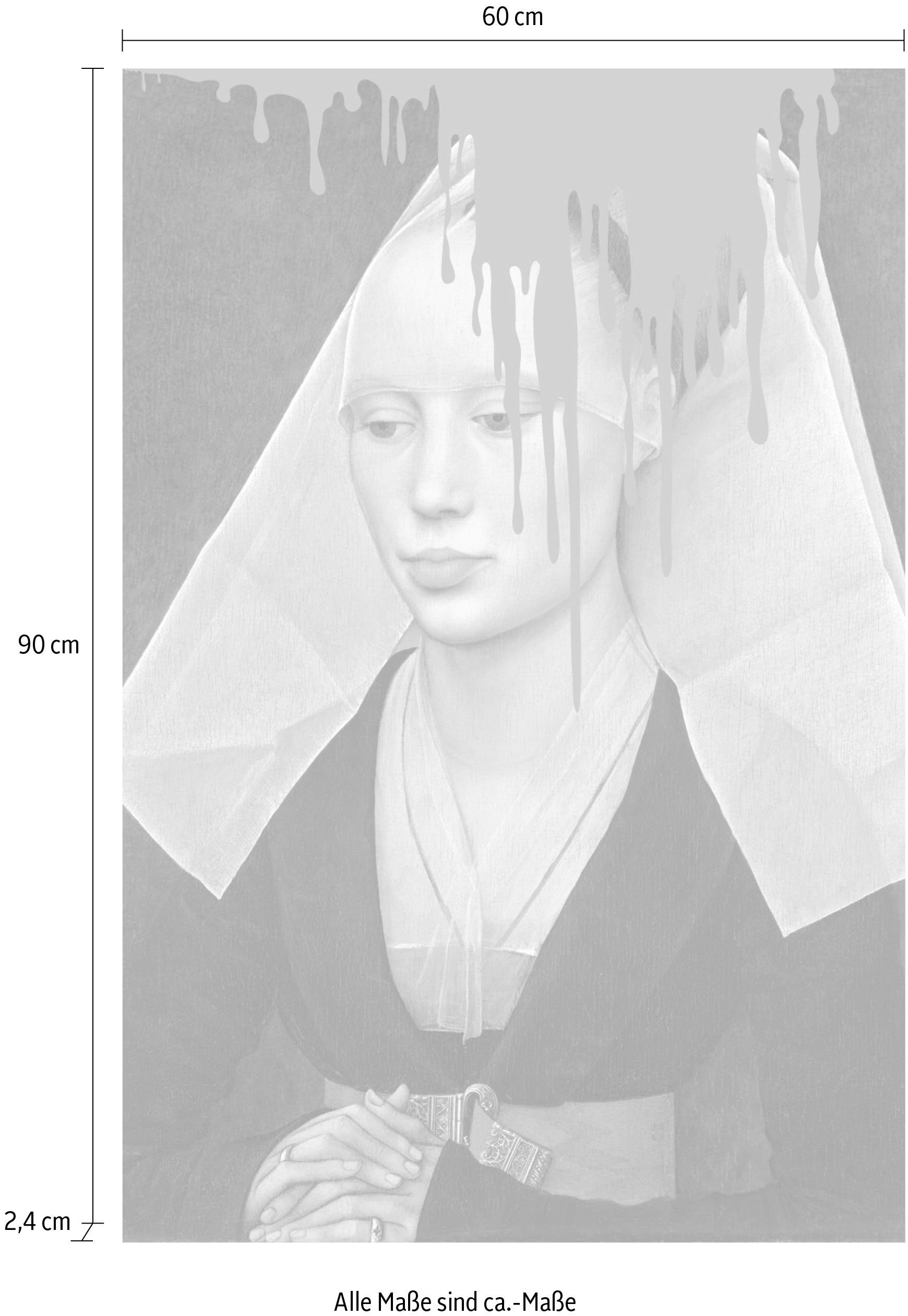 queence Acrylglasbild Nonne