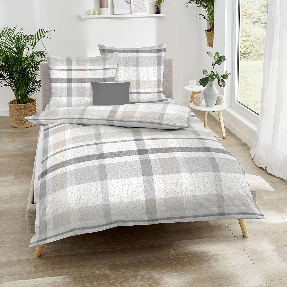 TRAUMSCHLAF Bettwäsche Madras, Seersucker, 2 teilig, günstig online kaufen