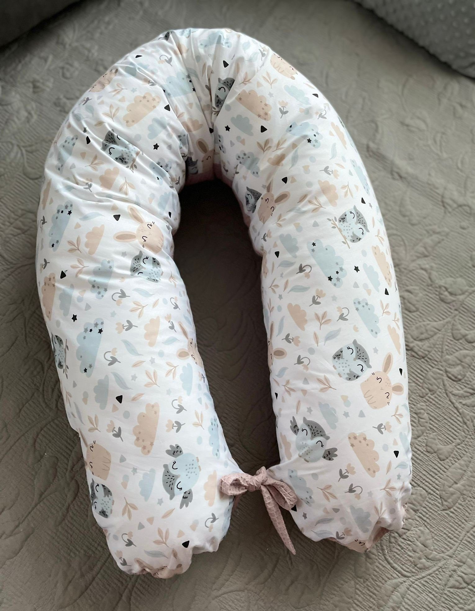 Loolay Stillkissen WAFFELPIQUE HASE Kissen Seitenschläferkissen Schwangersc günstig online kaufen