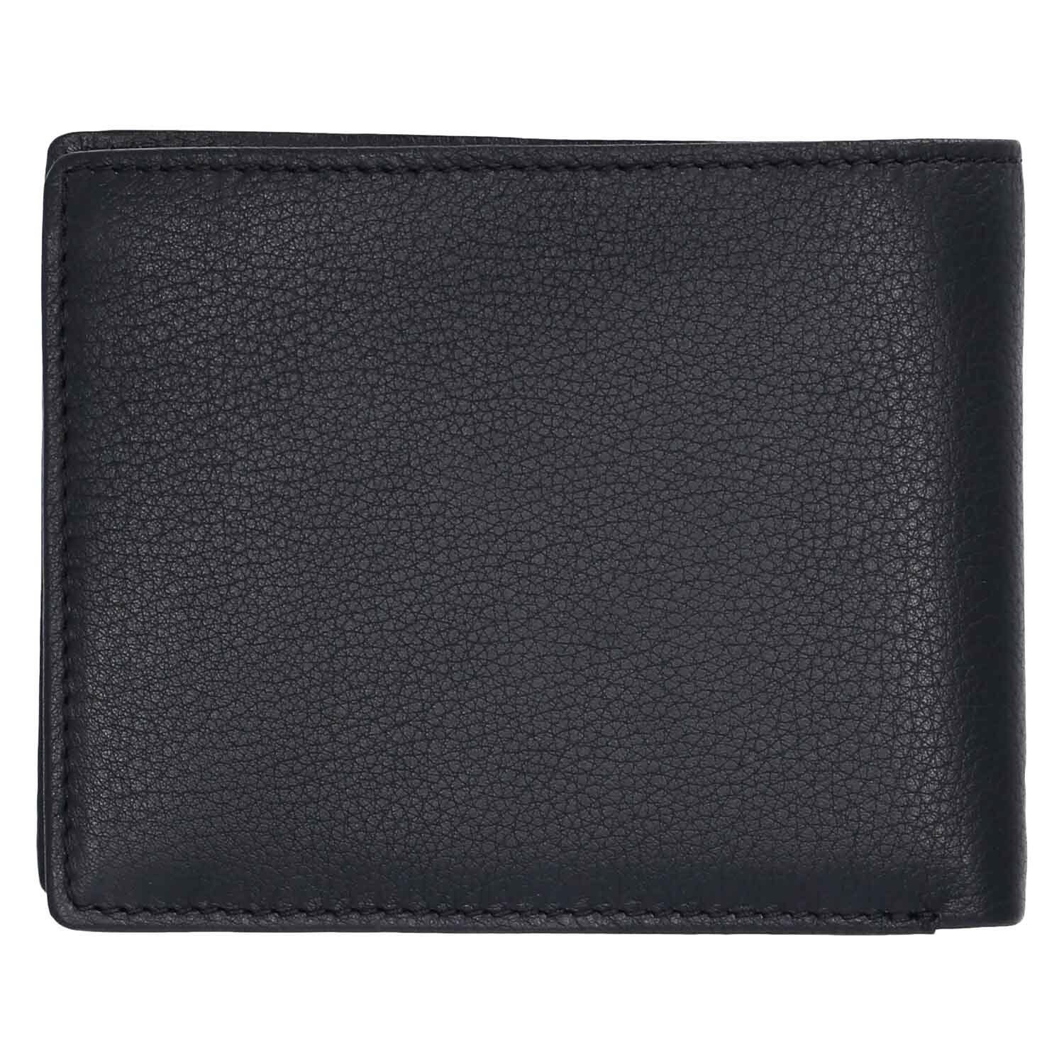 1-tlg., modisch schwarz Freizeit, H4, Geldbörse (Stück, Harrison Leder Stück), black Strellson BillFold Strellson