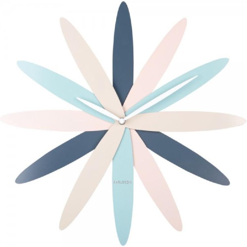 Karlsson Uhr Wanduhr Bloom Metal Blush Multi Colour (45cm)