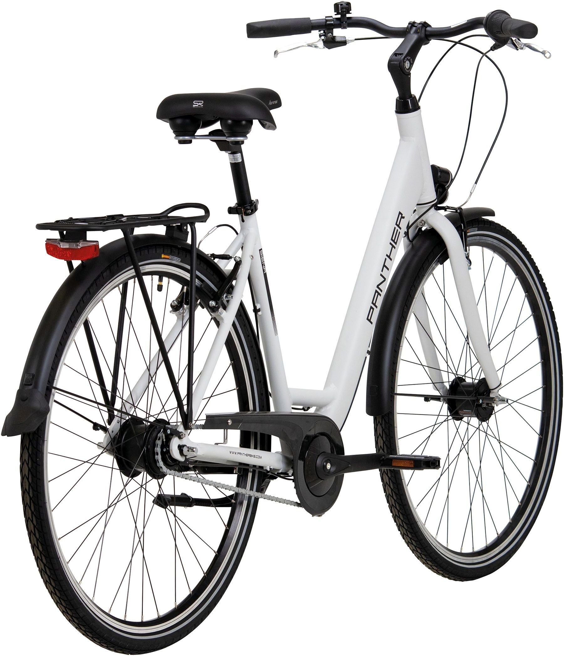 Panther Cityrad, 8 Gang Shimano, Nabenschaltung, Citybike 28 Zoll "Caraz 4.0" Damen 8-Gang ND