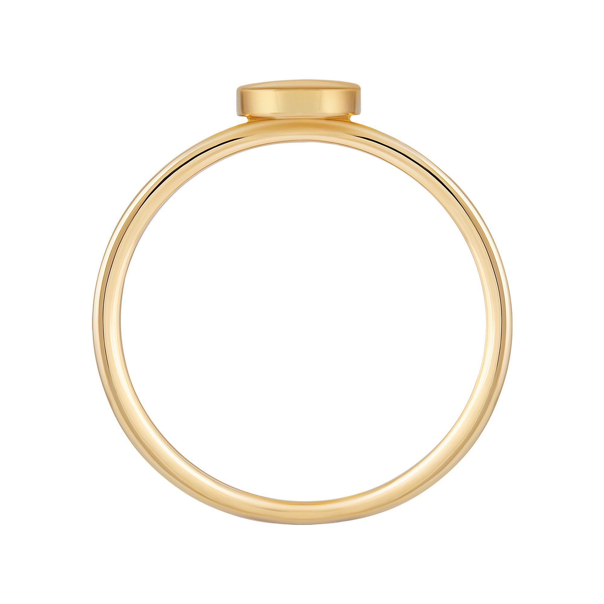 CAÏ Fingerring 925 Sterling Silber vergoldet Boho small