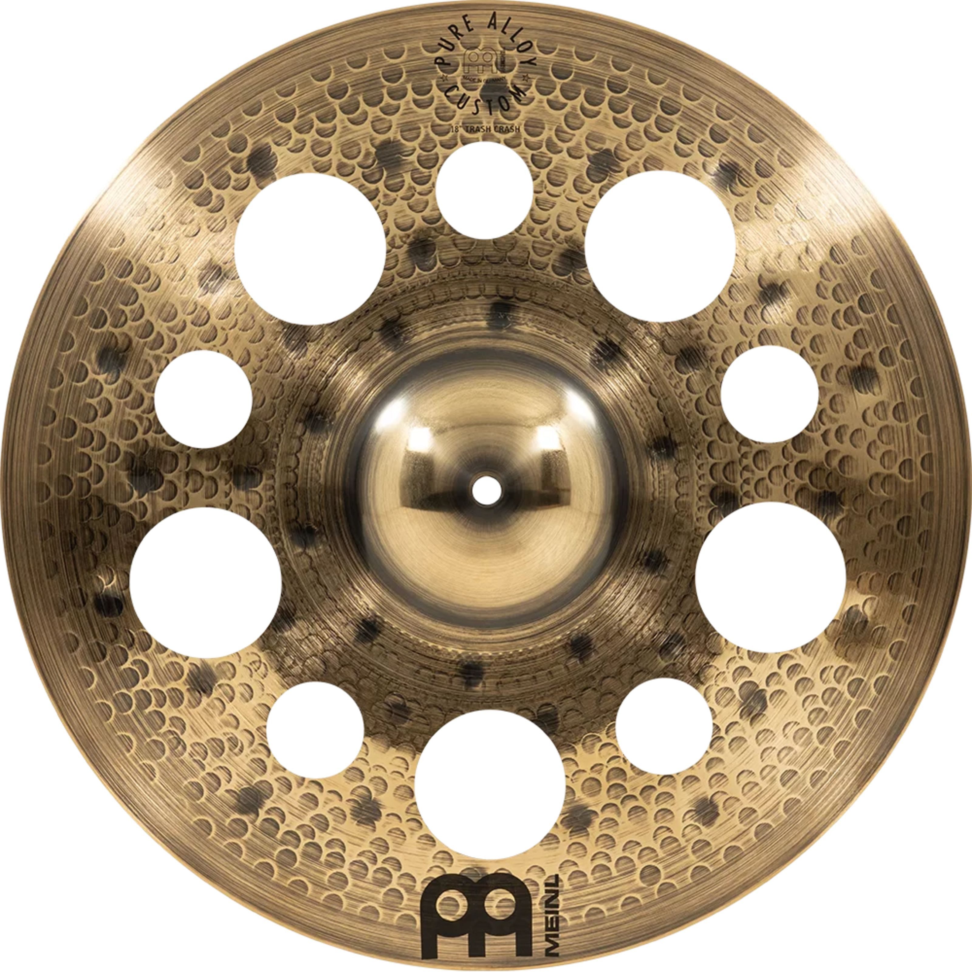 Meinl Percussion Becken, Cymbals, Crash Becken, Pure Alloy Custom Trash-Crash 18" - Crash Becken