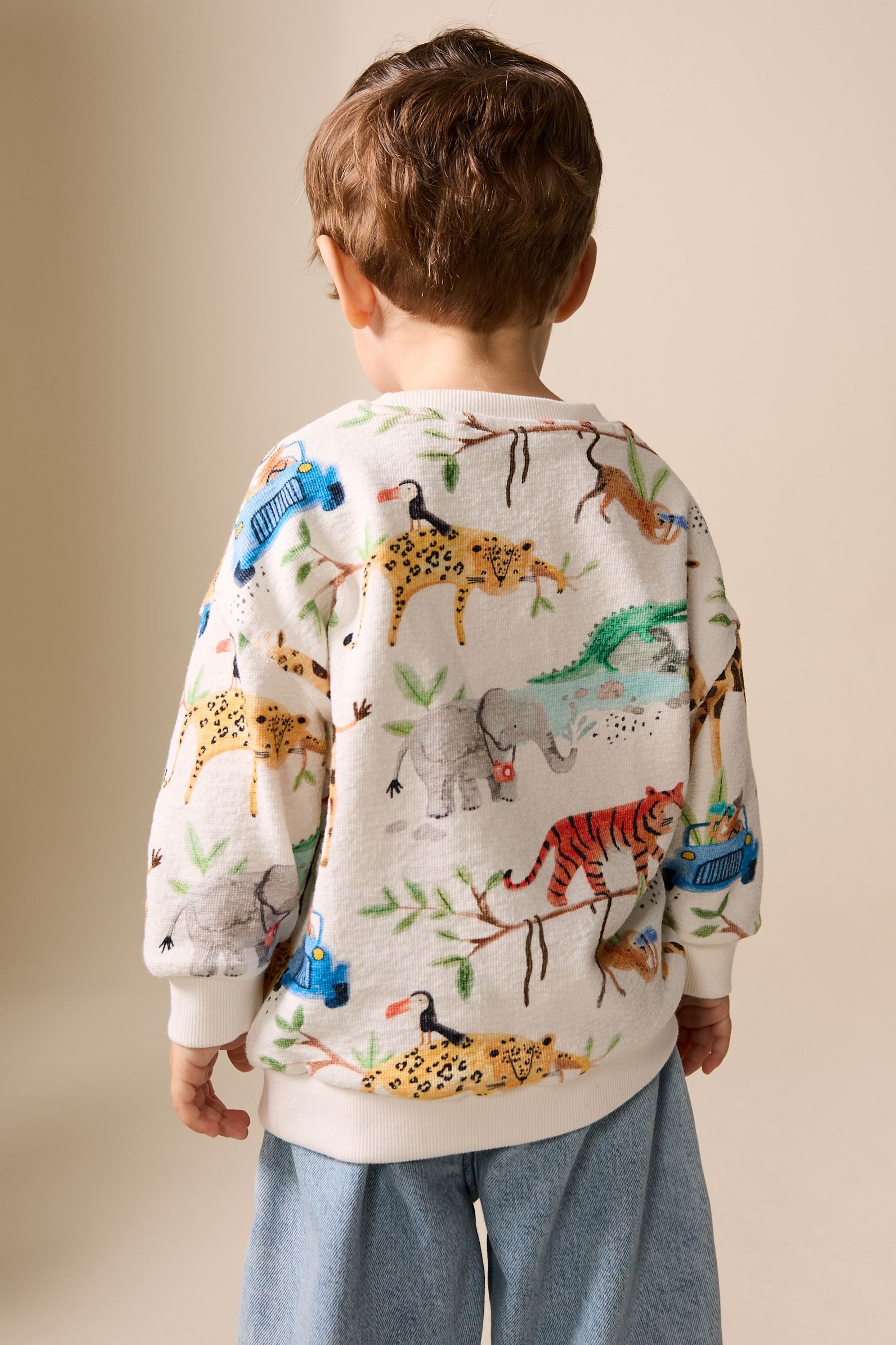 Next Sweater Rundhals-Sweatshirt mit Print (1-tlg)