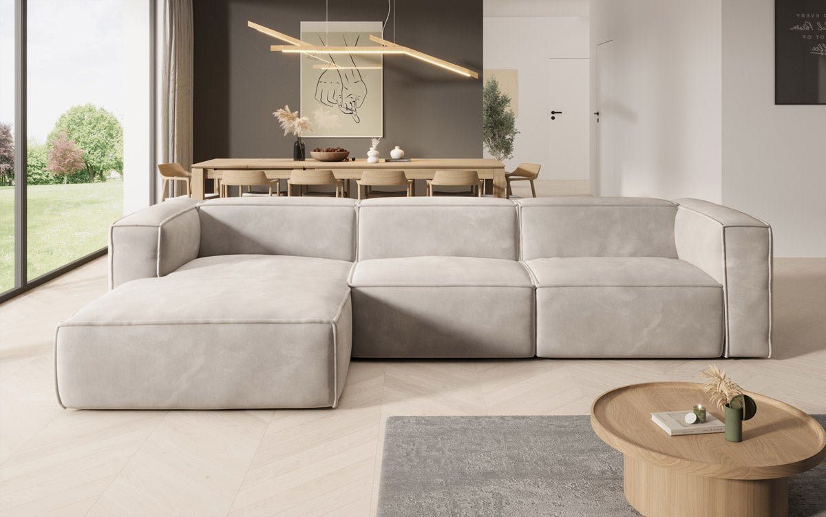 Luxusbetten24 Sofa Designer Sofa Comfy in Samt günstig online kaufen