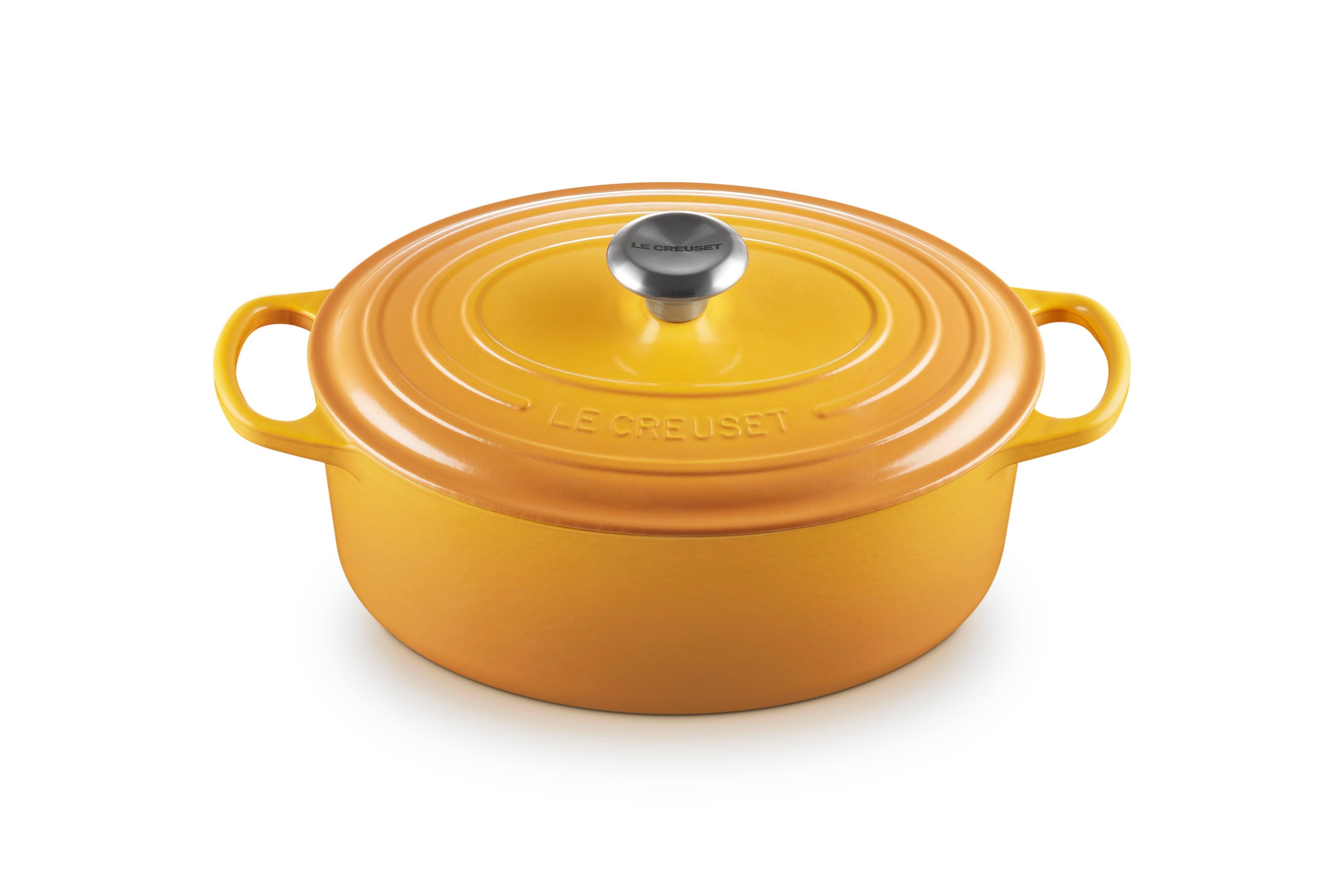 LE CREUSET Bräter Gusseisen-Bräter mit Deckel, Oval, Gusseisen, Oval, 4,68 kg, Nectar, 21178296724430