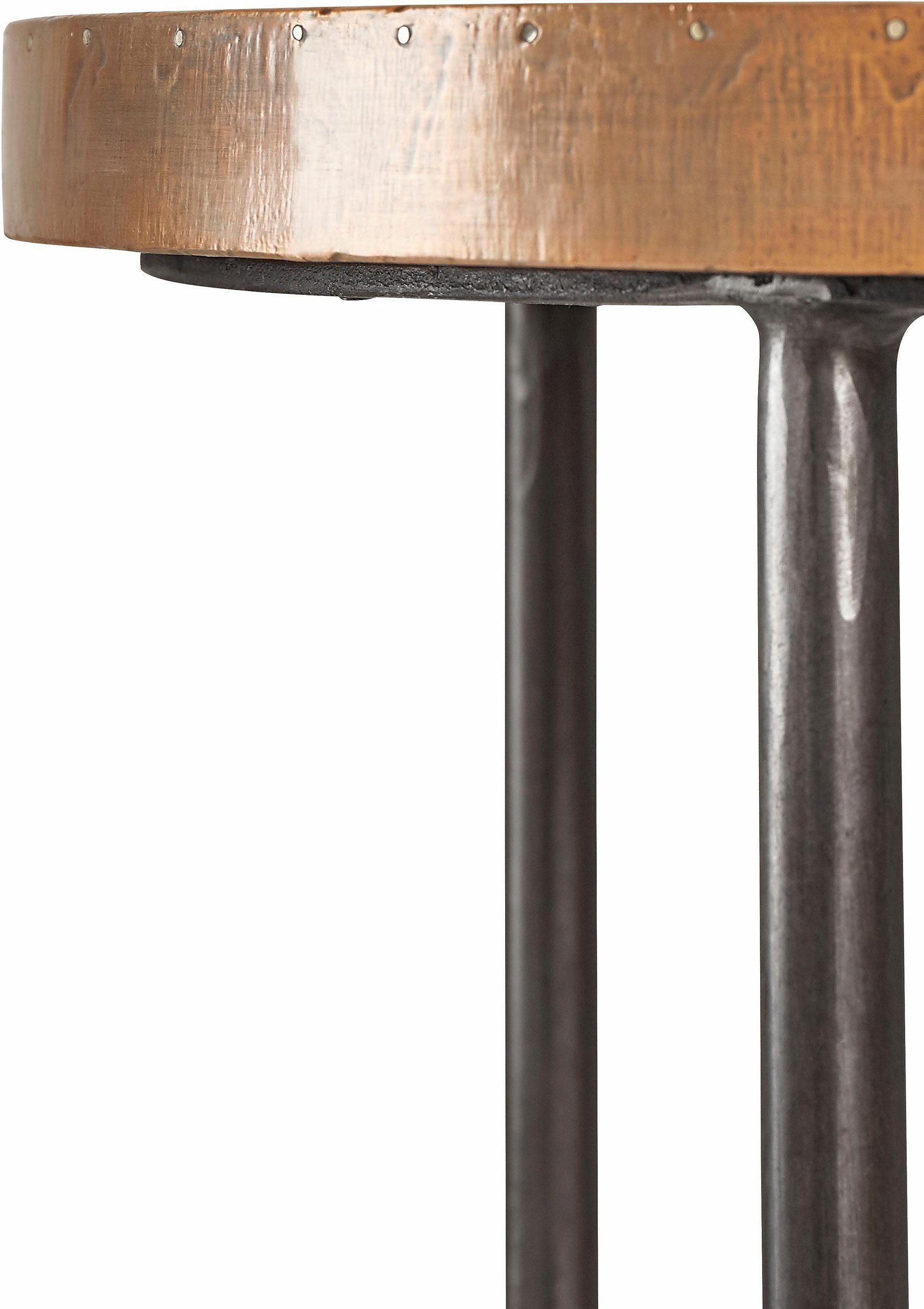 4 Tischplattenstärke Kaan, 55 cm Beistelltisch Durchmesser cm, loft24