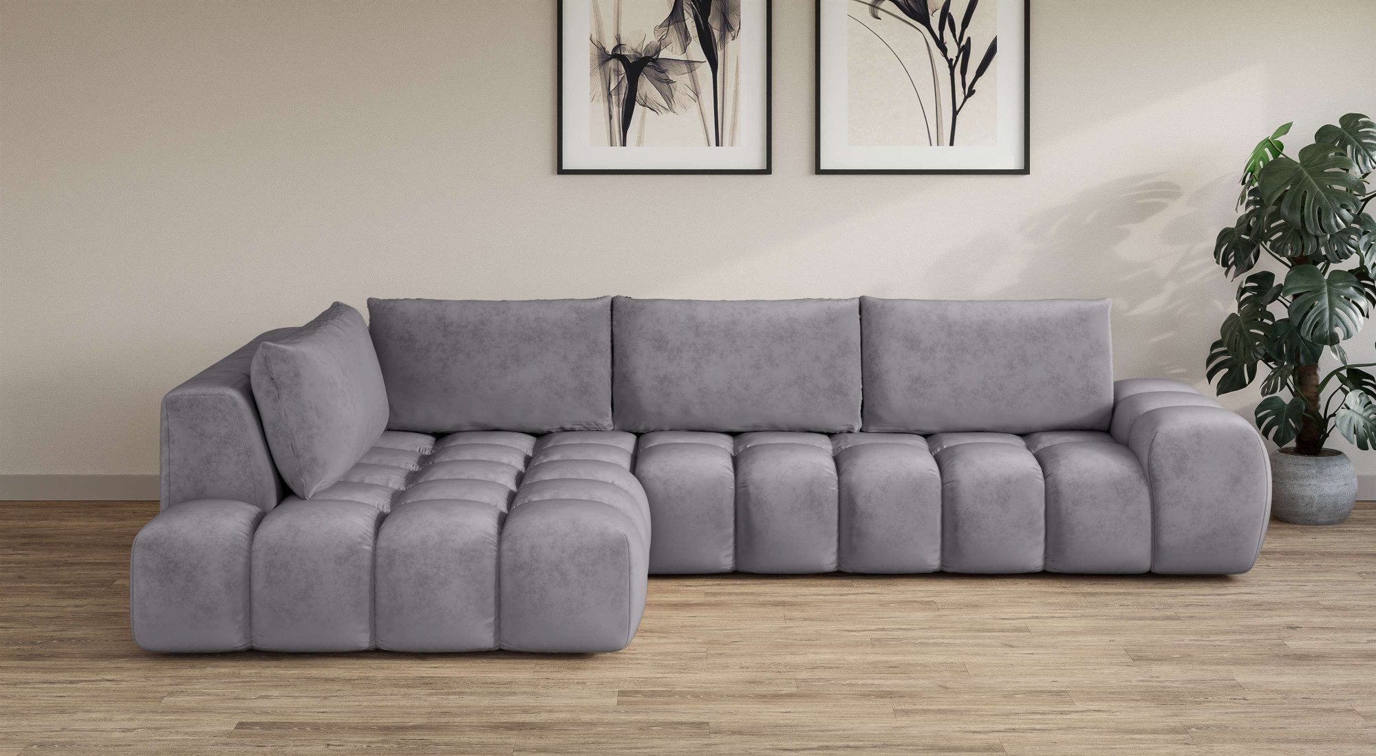 INOSIGN Ecksofa AZITA klein, L-Form, elegant günstig online kaufen