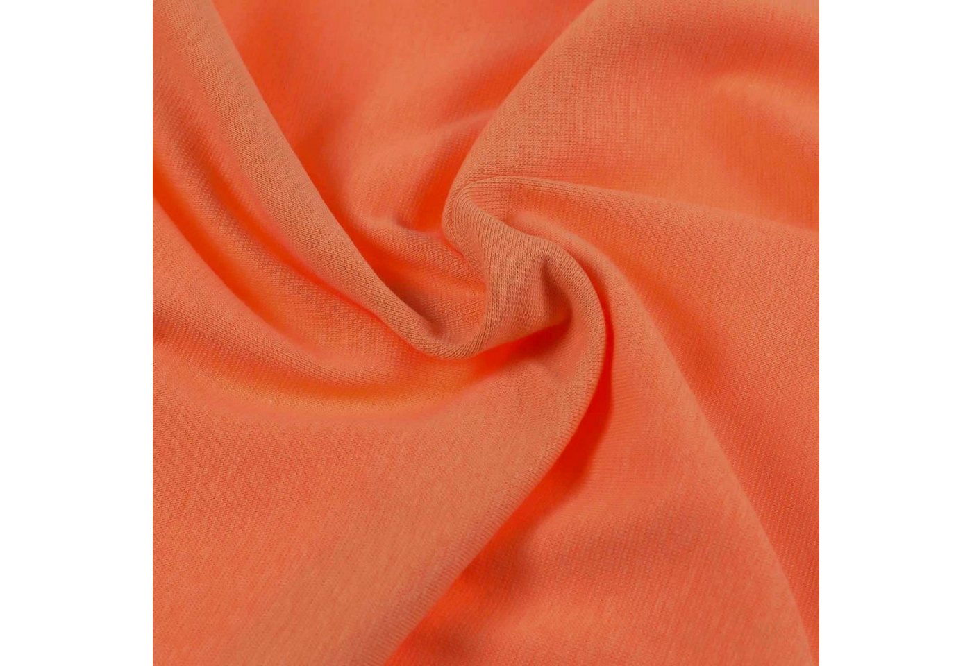 Thumbnail - maDDma Stoff Bündchenstoffpaket Gesamtlänge 10m Uni 35/70cm Schlauchware Jersey, orange