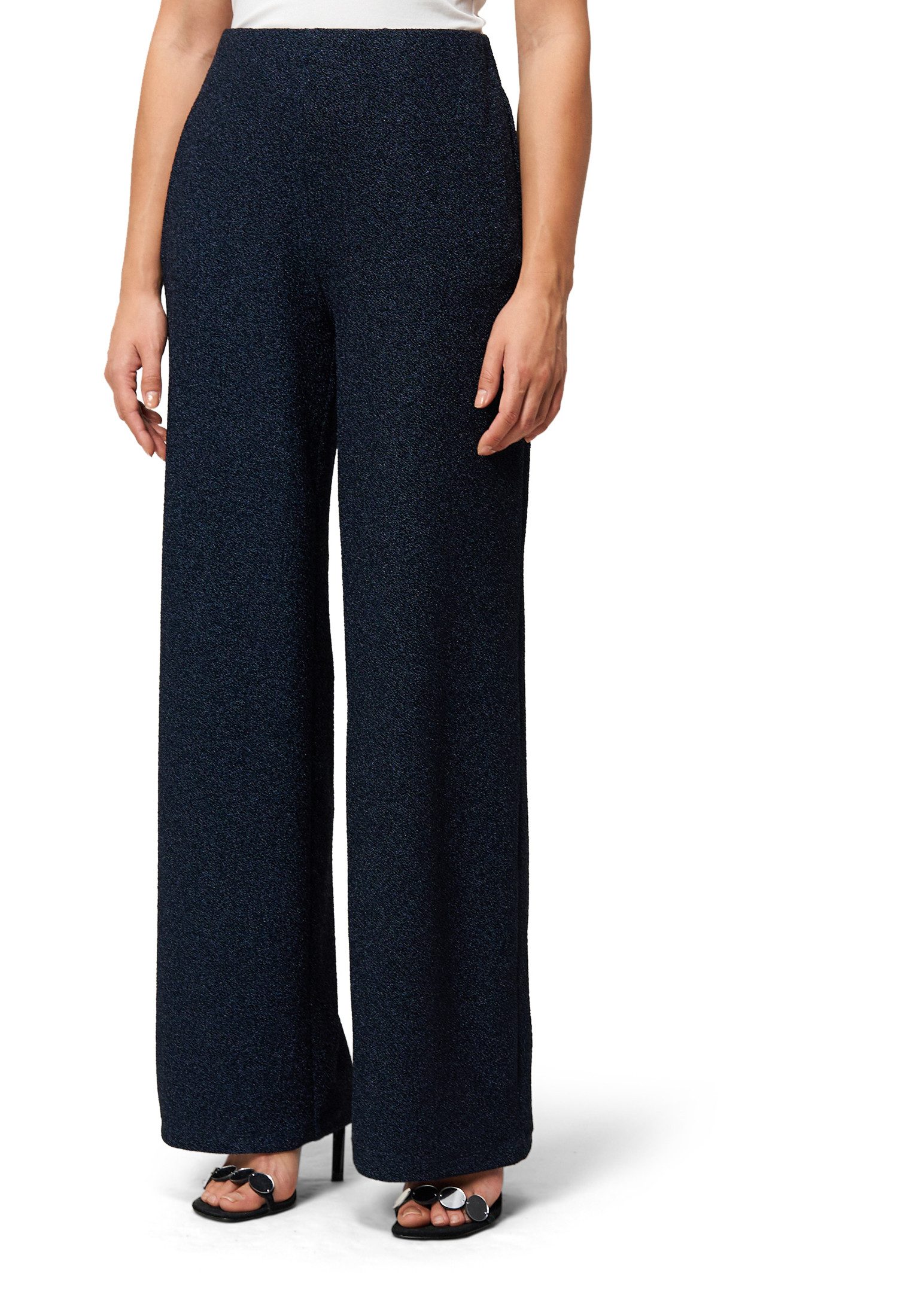 Zero Stoffhose Damen Stoffhose mit Lurexfaden günstig online kaufen