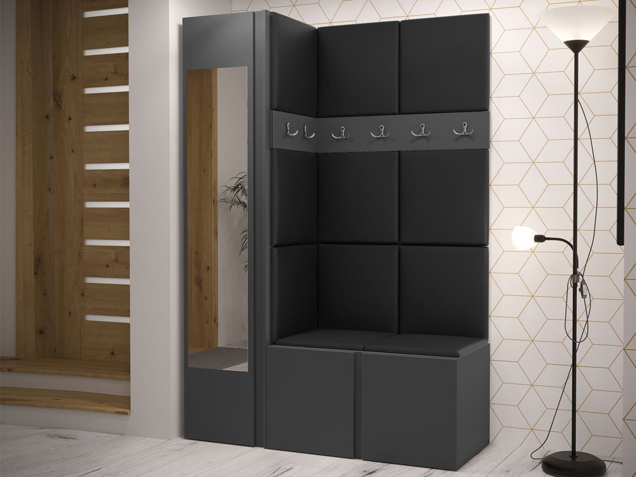 MIRJAN24 Garderoben-Set Orion X, (Komplett-Set, Schuhschrank, günstig online kaufen