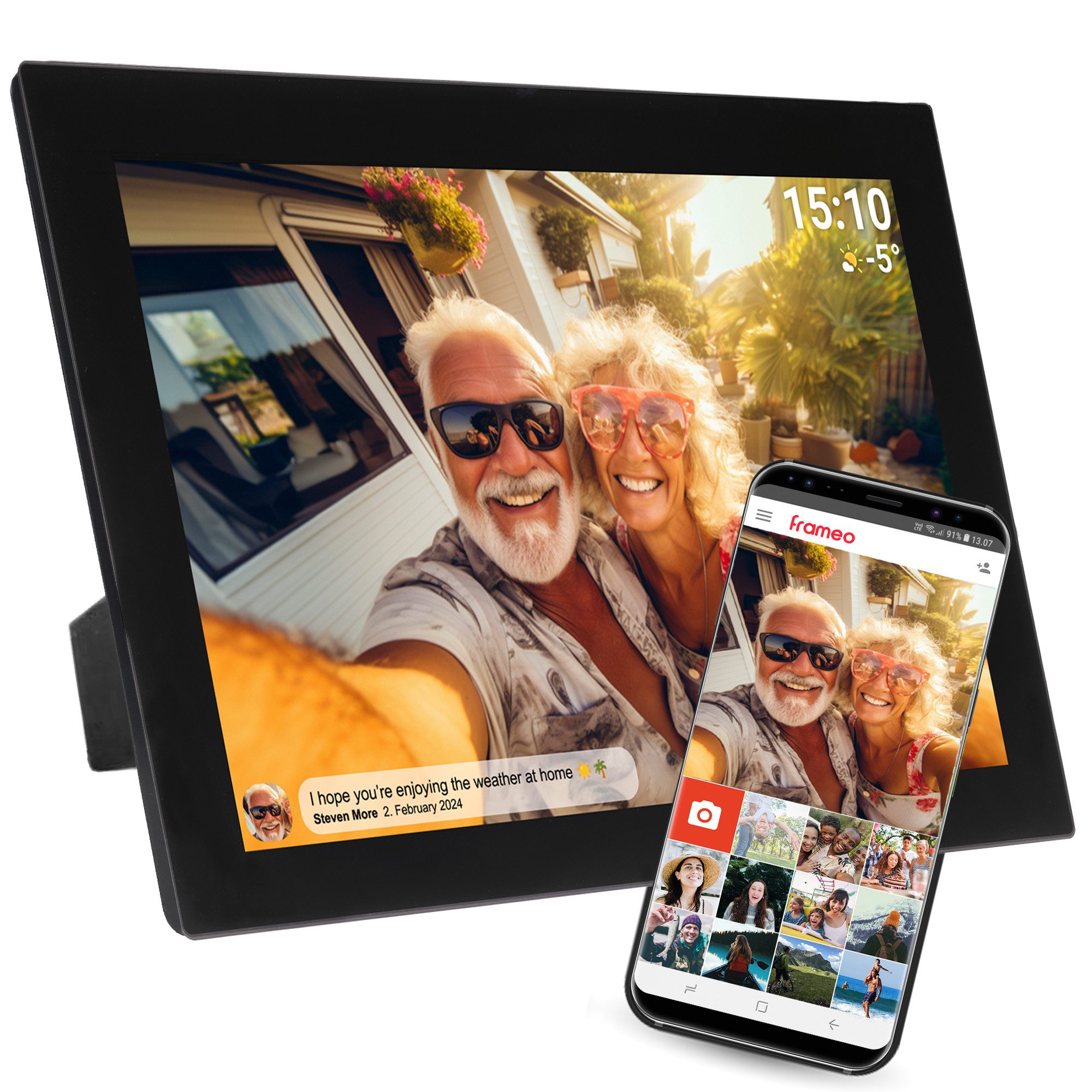 Denver PFF-1037B Digitaler Рамки (25.65 cm/10.1 ", 16 GB)