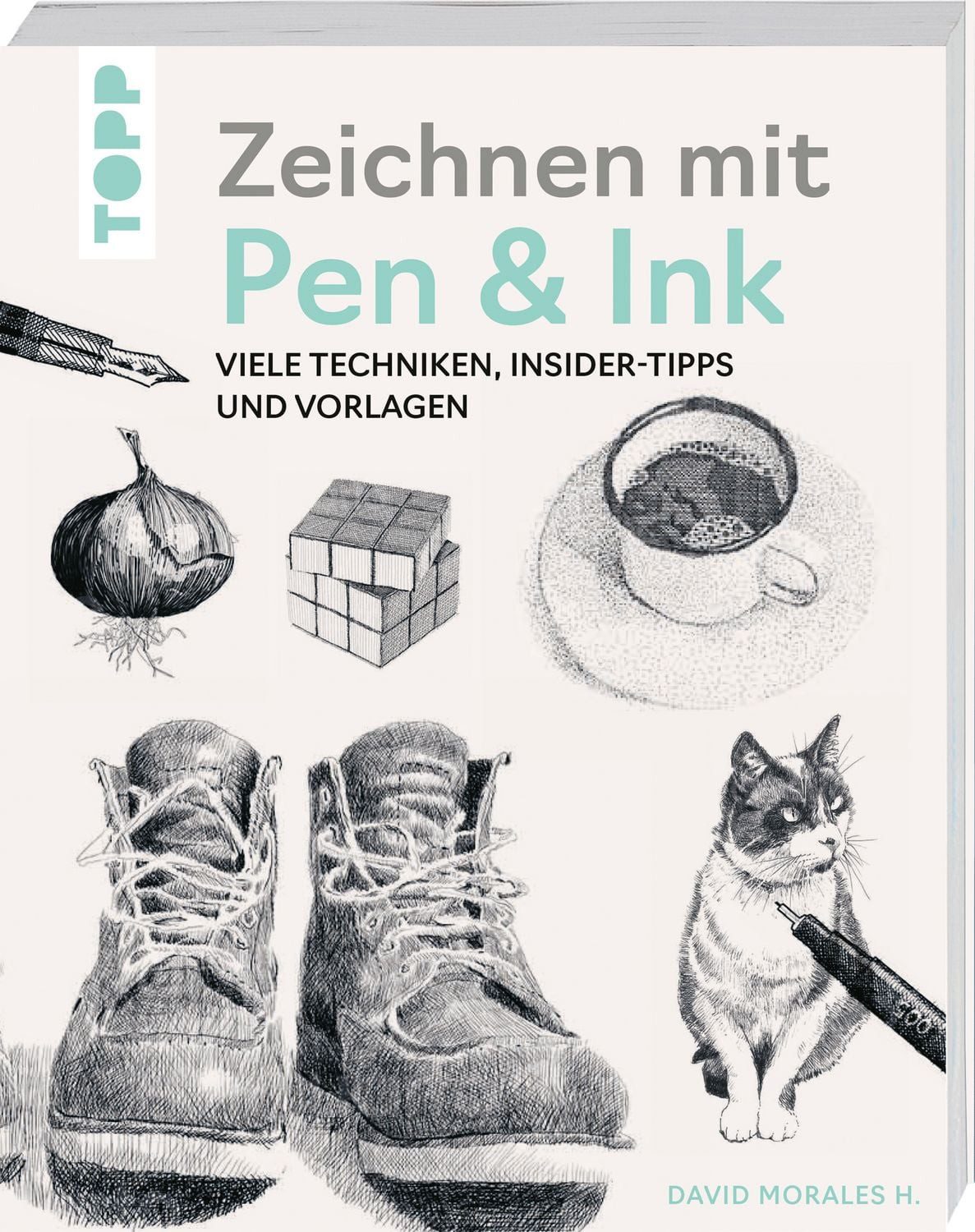 Zeichnen mit Pen & Ink Viele Techniken, Insider-Tipps und Vorlagen / David Morales H.