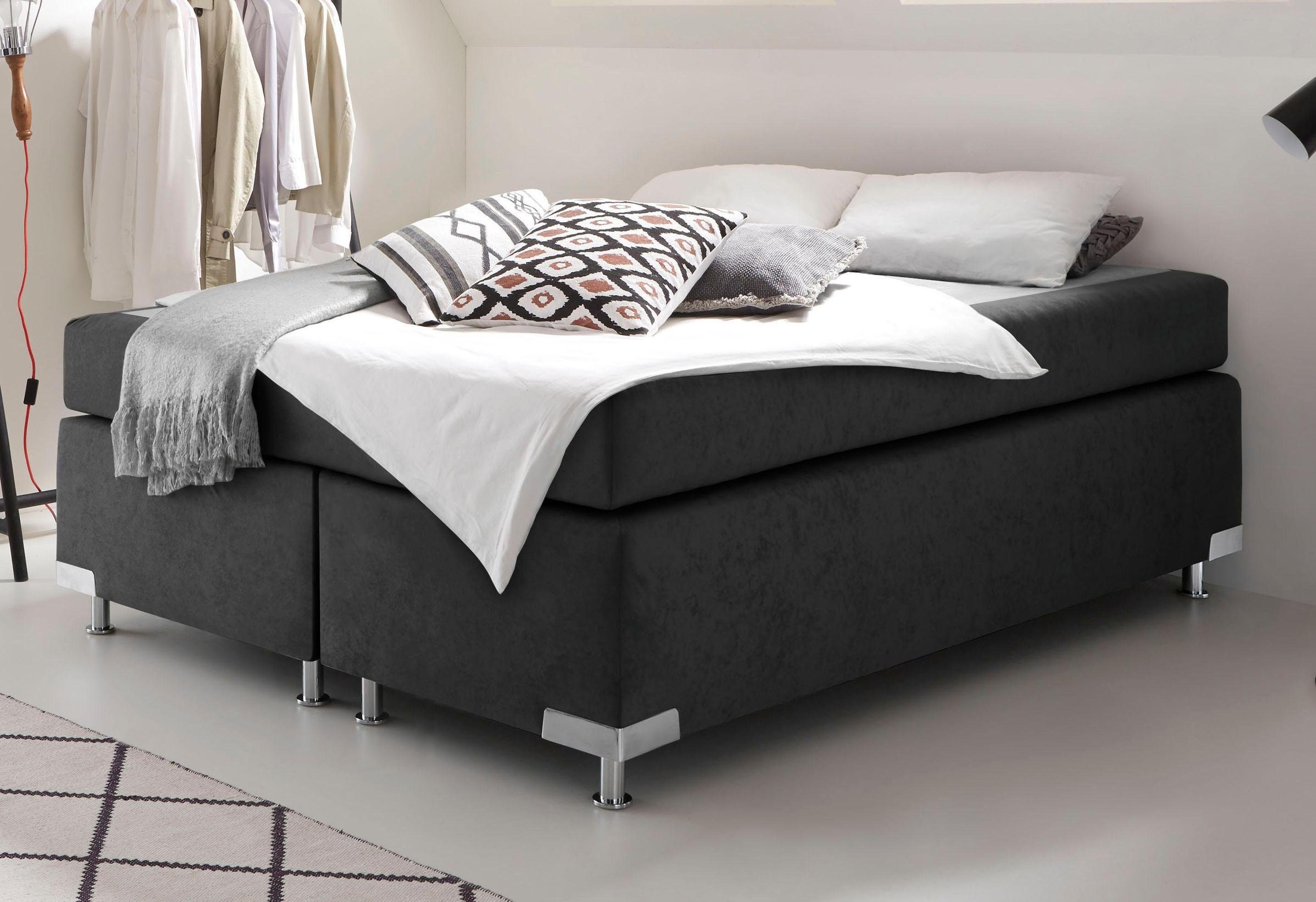Westfalia Schlafkomfort Boxspringbett Holland, ohne Kopfteil, günstig online kaufen