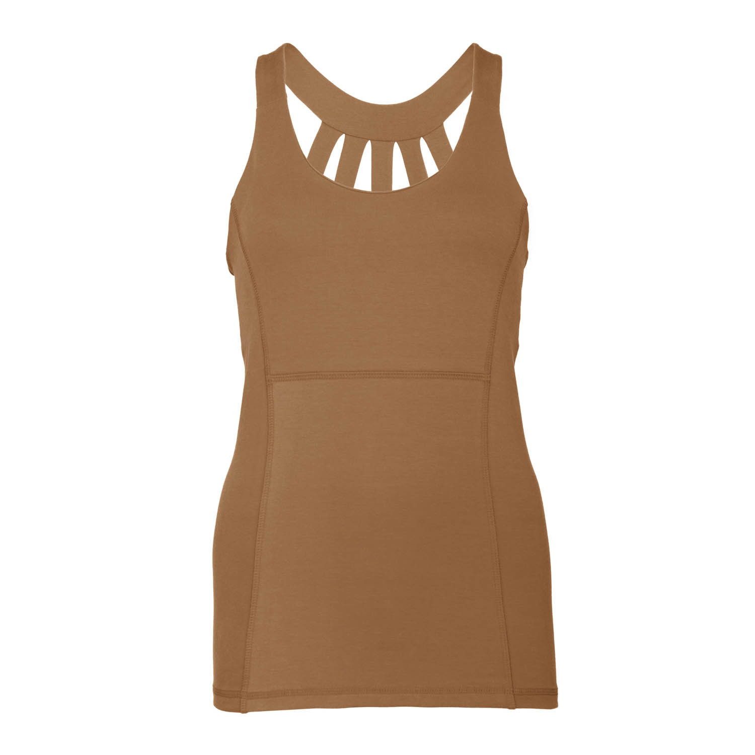 Yamadhi Yogashirt Yamadhi Yoga String Top, Bio-Baumwolle, toffeebraun S