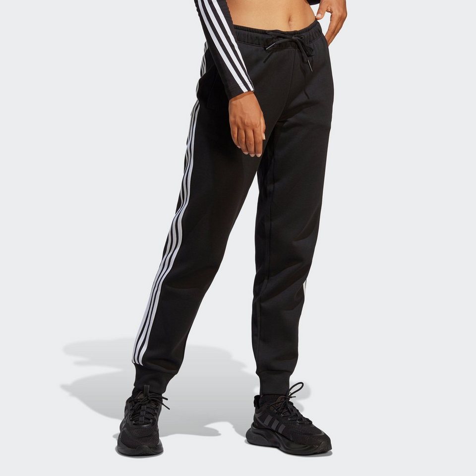Hose Baumwollmix mittelhohem (1-tlg), und 3STREIFEN aus REGULAR Sportswear adidas Bund mit Eine FUTURE HOSE ICONS klassischen Sporthose