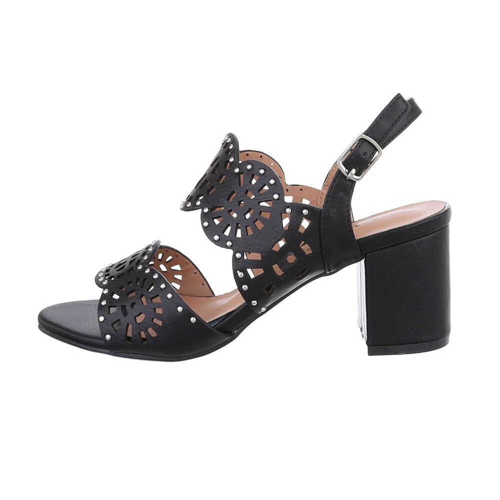 Ital-Design Damen Freizeit Sandalette Blockabsatz Sandalen günstig online kaufen