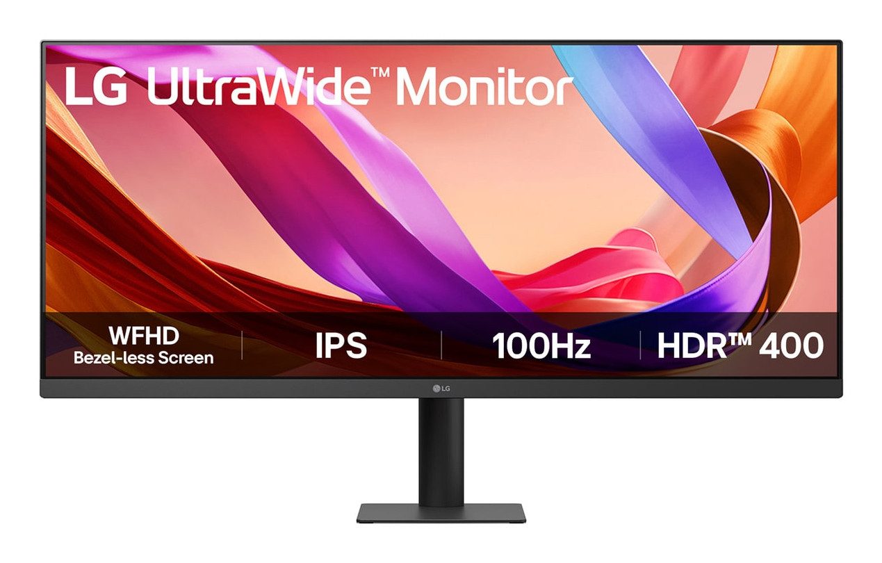 Valentinstagsgeschenk LG UltraWide 34U511A-B LED-Monitor (86,4 cm/34 ", 2560x1080 px, UWFHD, 5 ms Reaktionszeit, 100 Hz, LED, Nahezu rahmenloses Desig