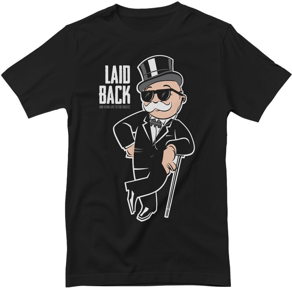 Monopoly T-Shirt Mr Monopoly Laid Back T-Shirt