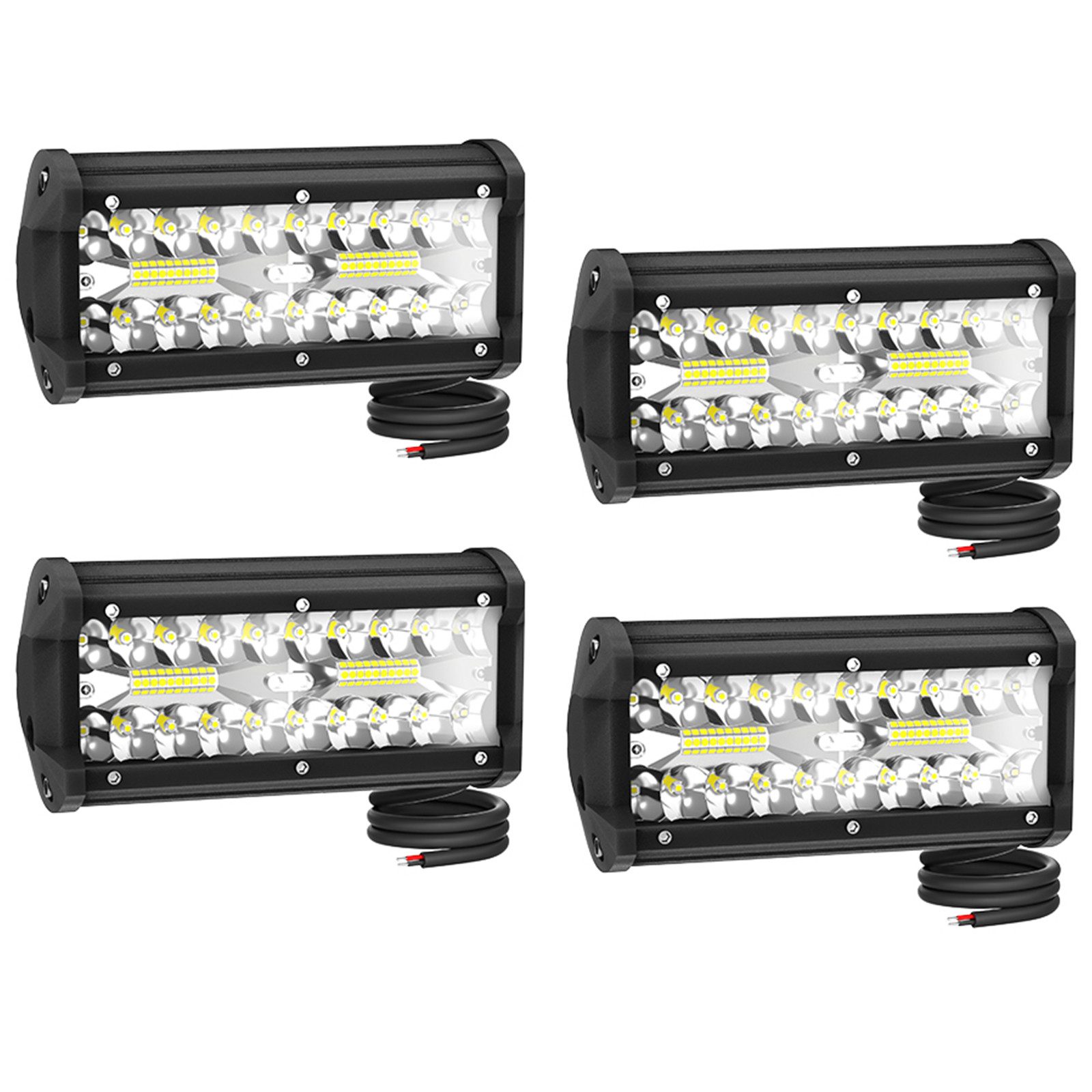 FIVMEN LED Scheinwerfer LED Arbeitsscheinwerfer 6 Zoll 120W Cree LED, LED fest integriert